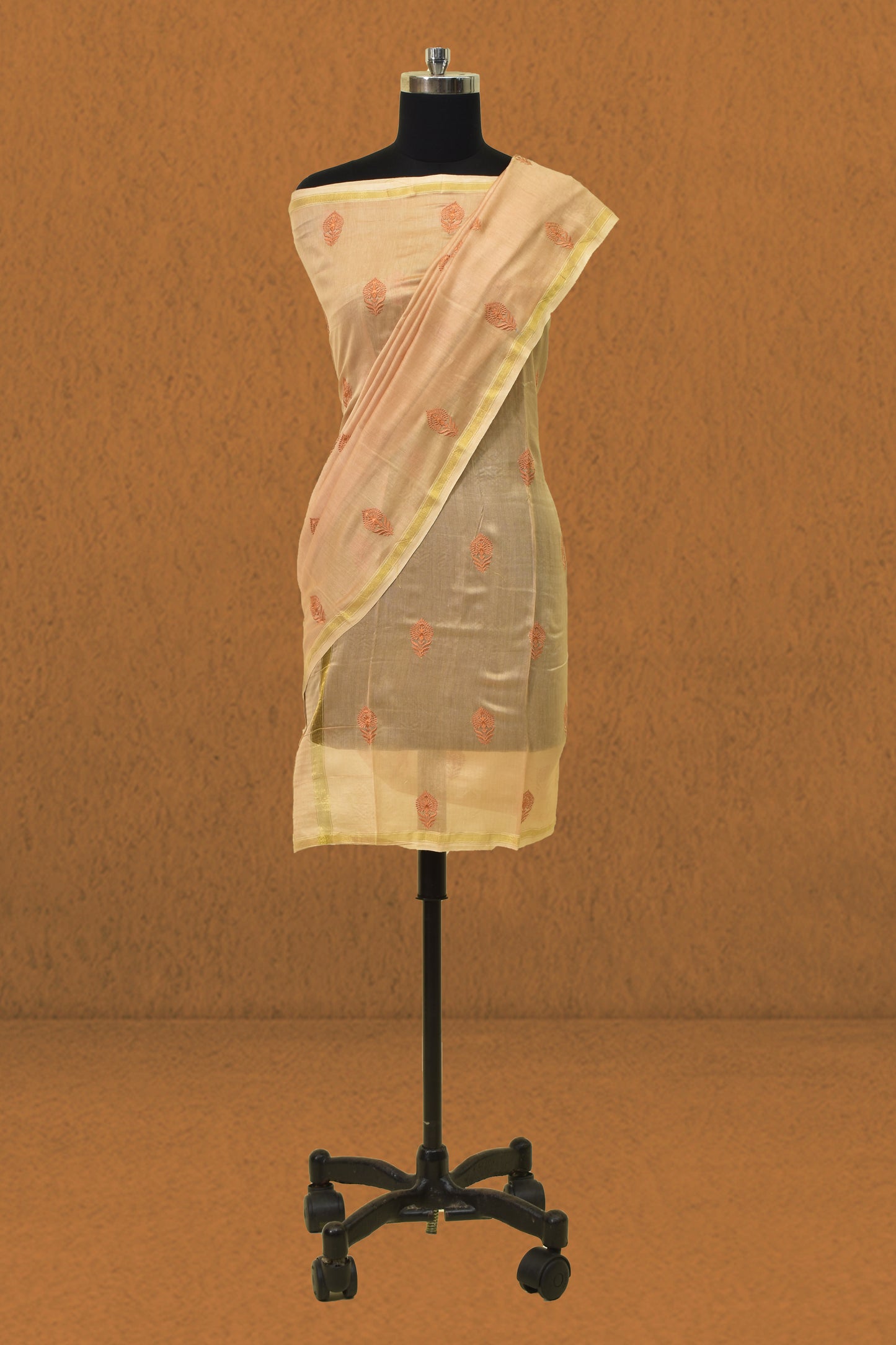 Blended Cotton Banarasi Handloom Dupatta