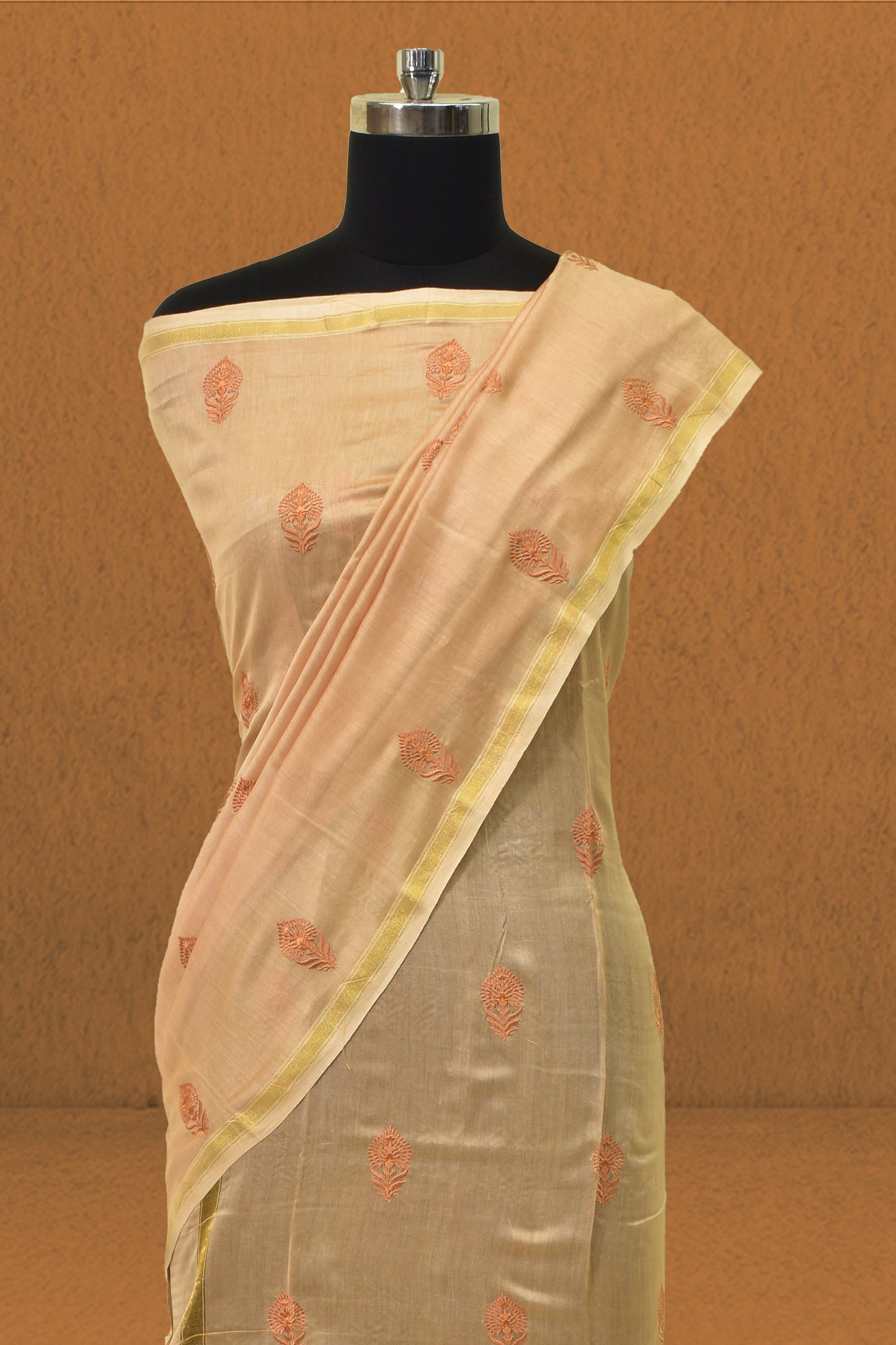 Blended Cotton Banarasi Handloom Dupatta