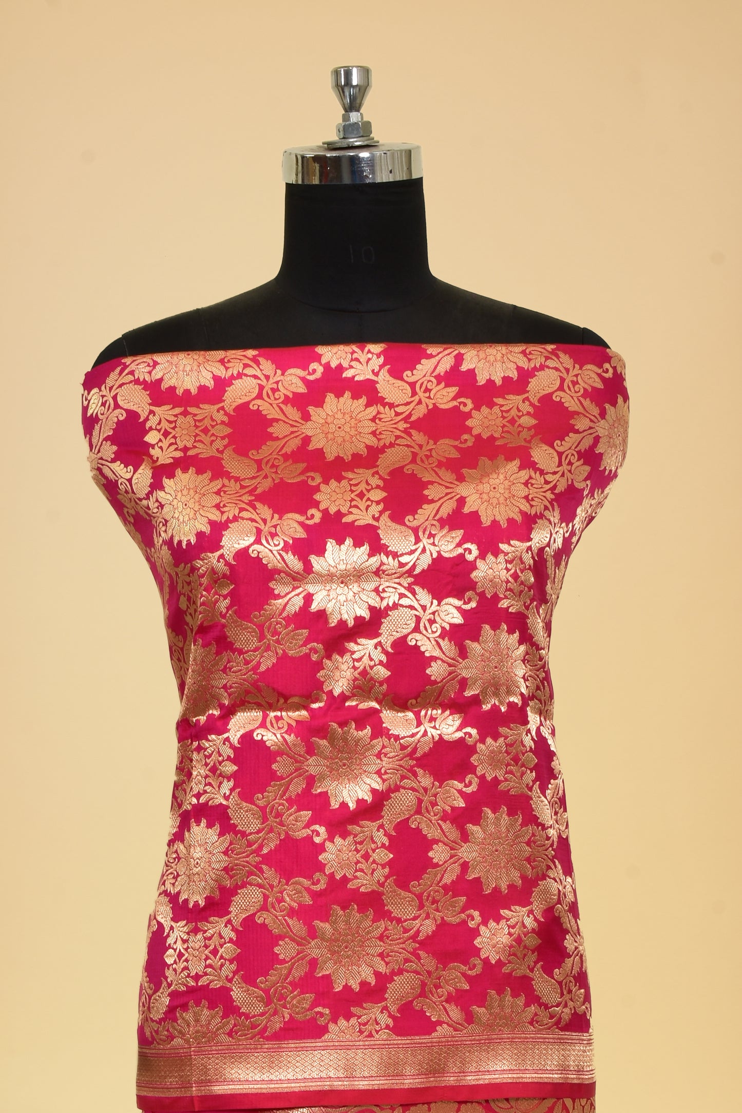Pure Katan Silk Banarasi Handloom Cutwork Dupatta
