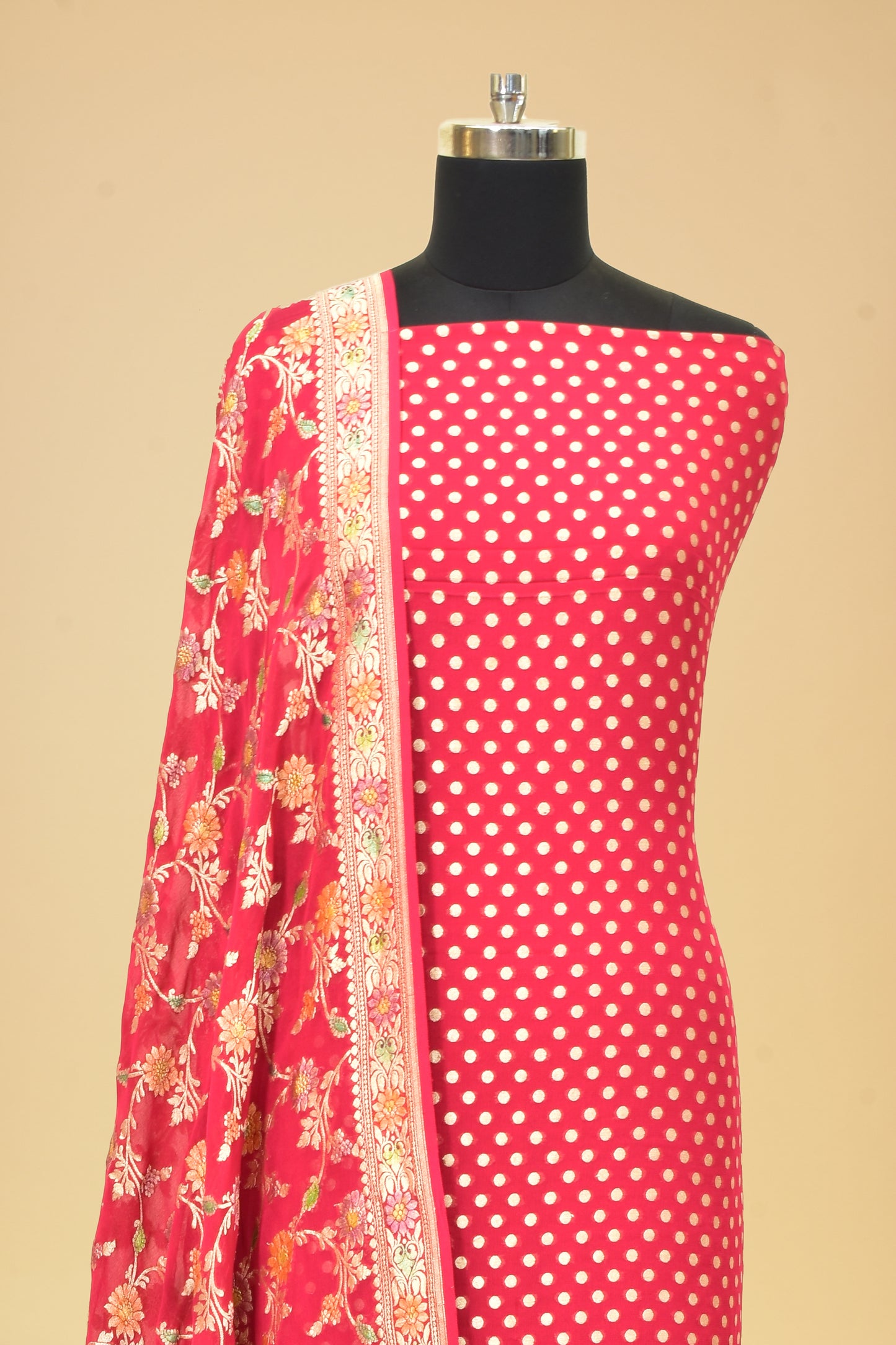 Chiffon Cutwork Booti Suit