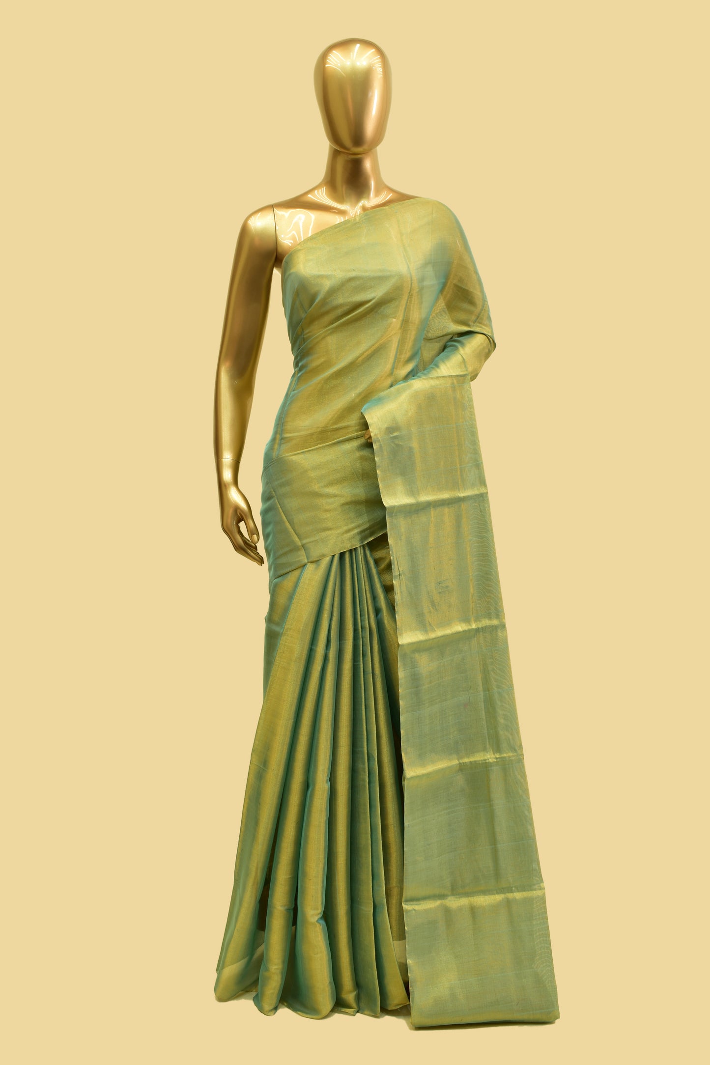 Tissue Plain Saree