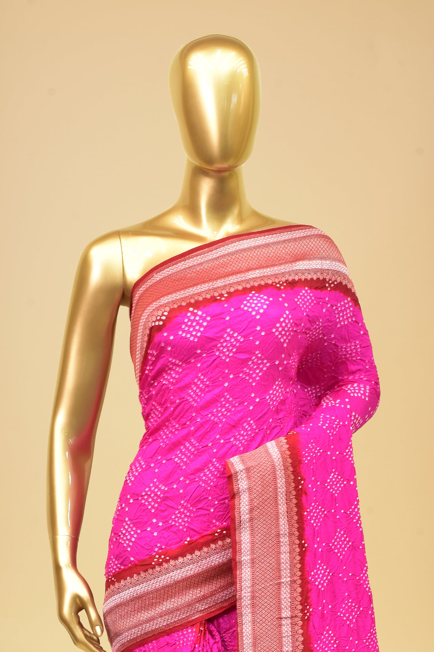 Silk Bandhejh Saree
