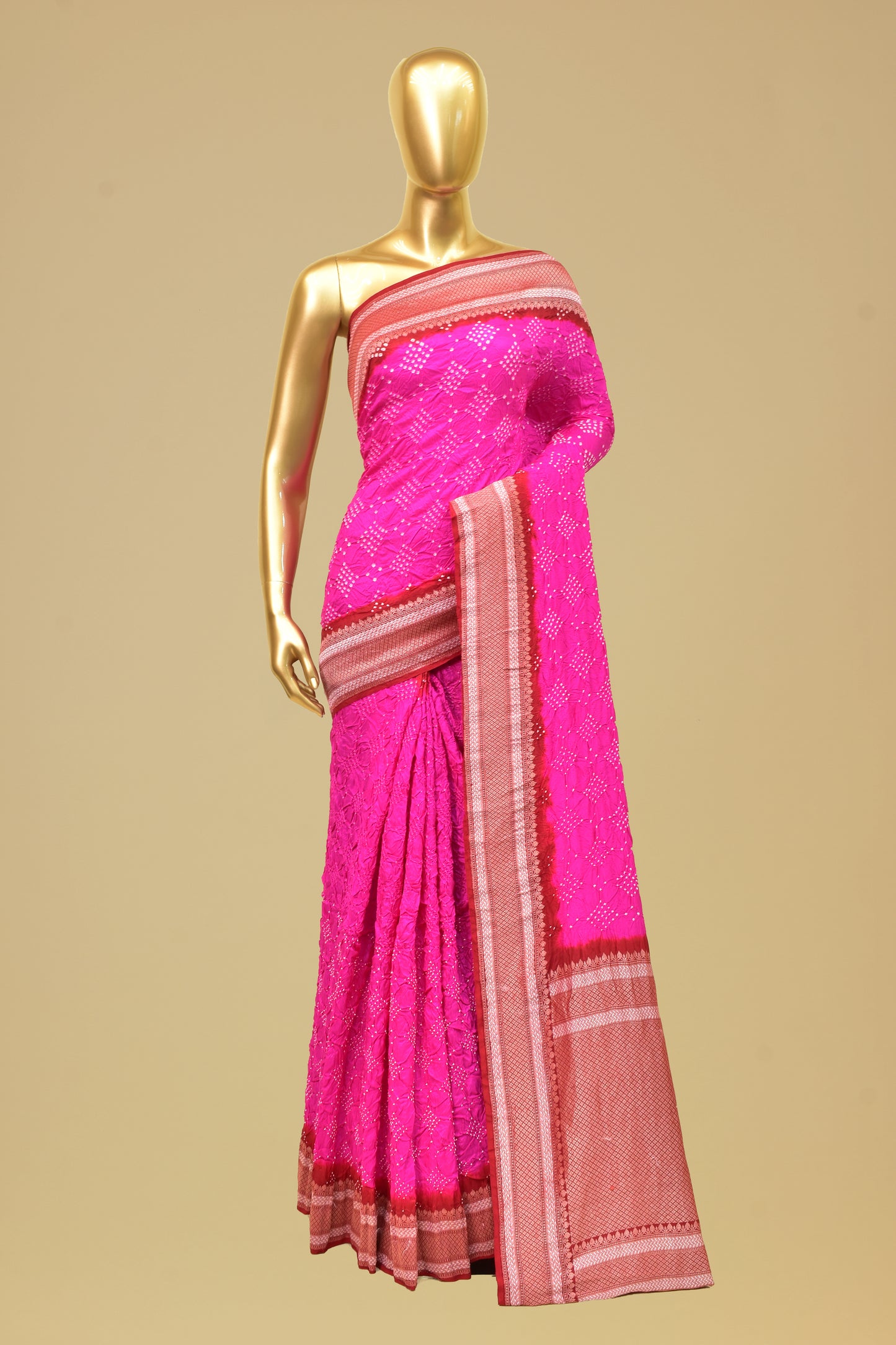 Silk Bandhejh Saree