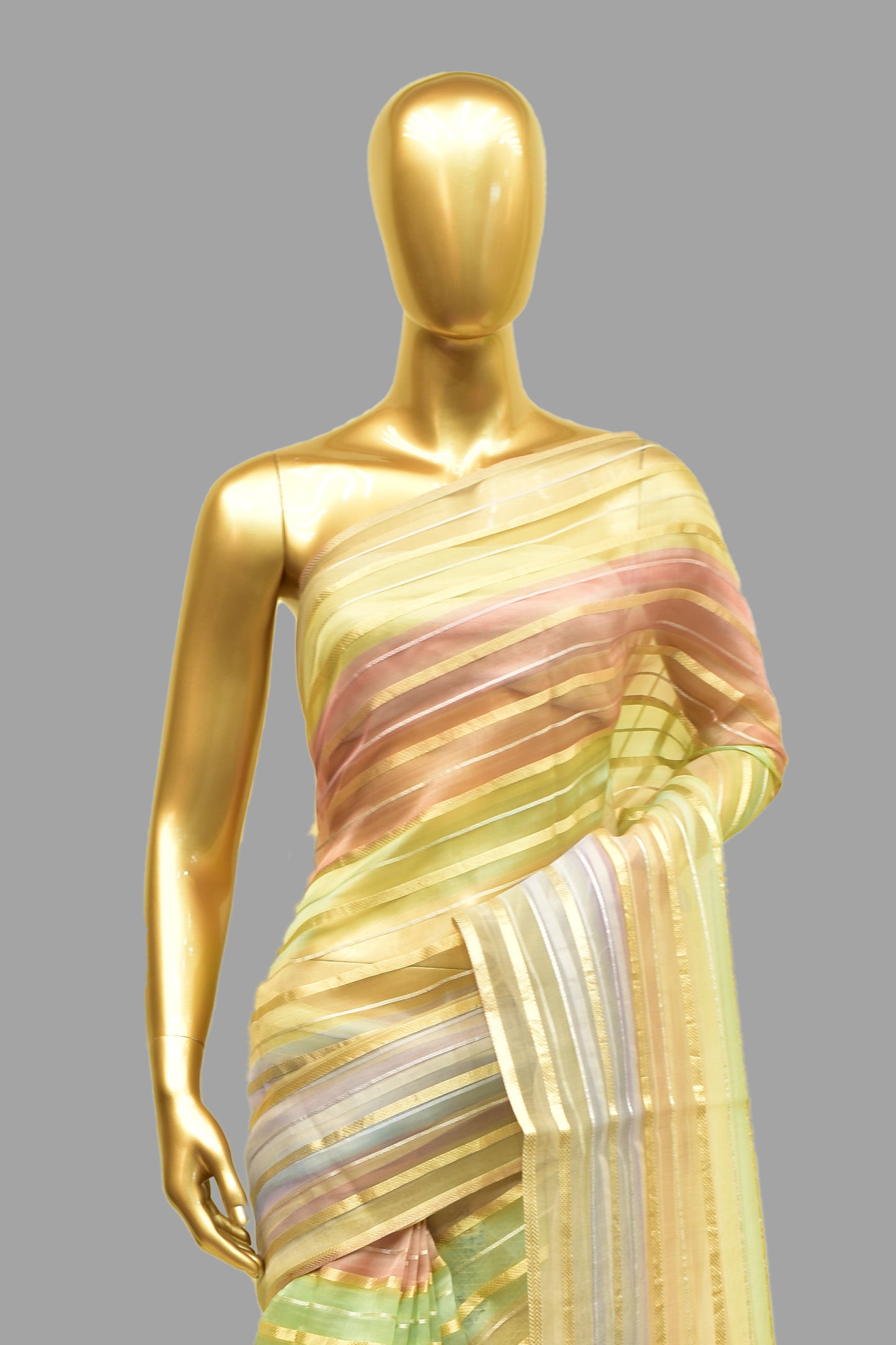Kora Cutwork Saree