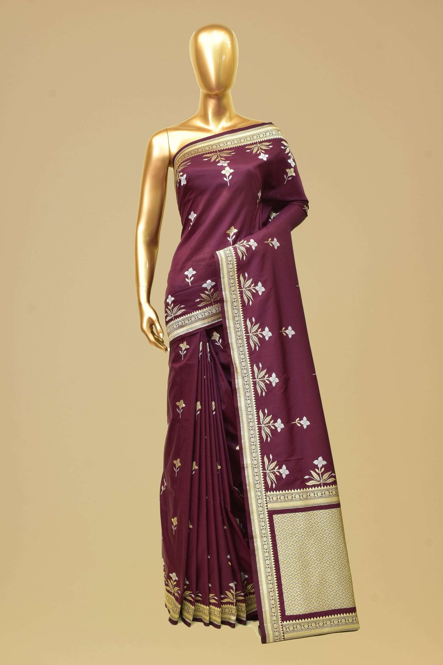 Art Georgette Cutwork Saree