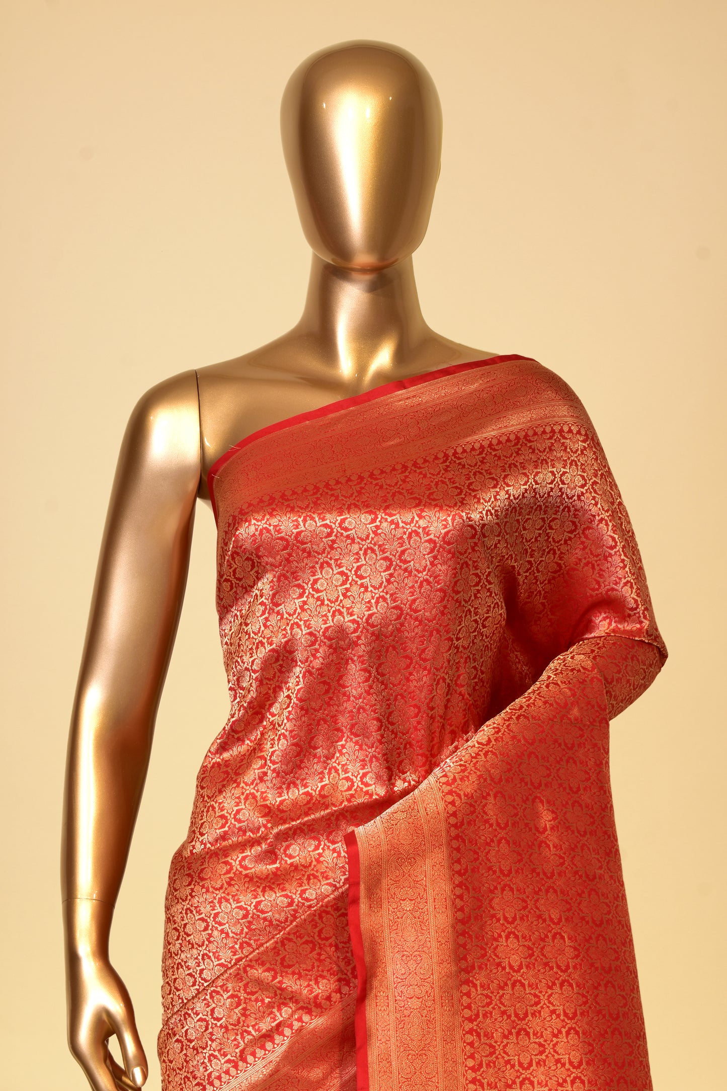 Banarasi Silk Emboss-Brocade Saree