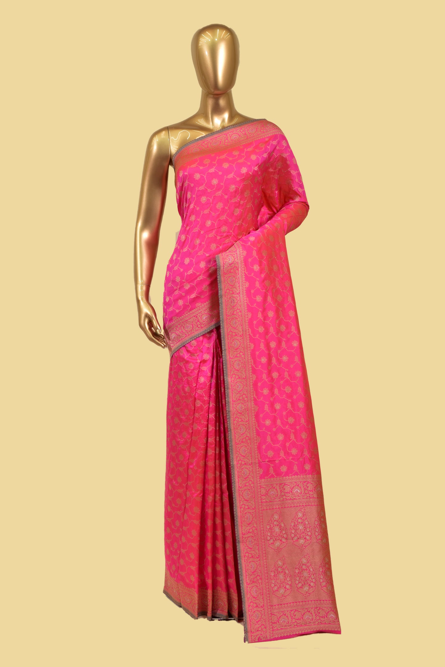 Handwoven Silk Cutwork Saree