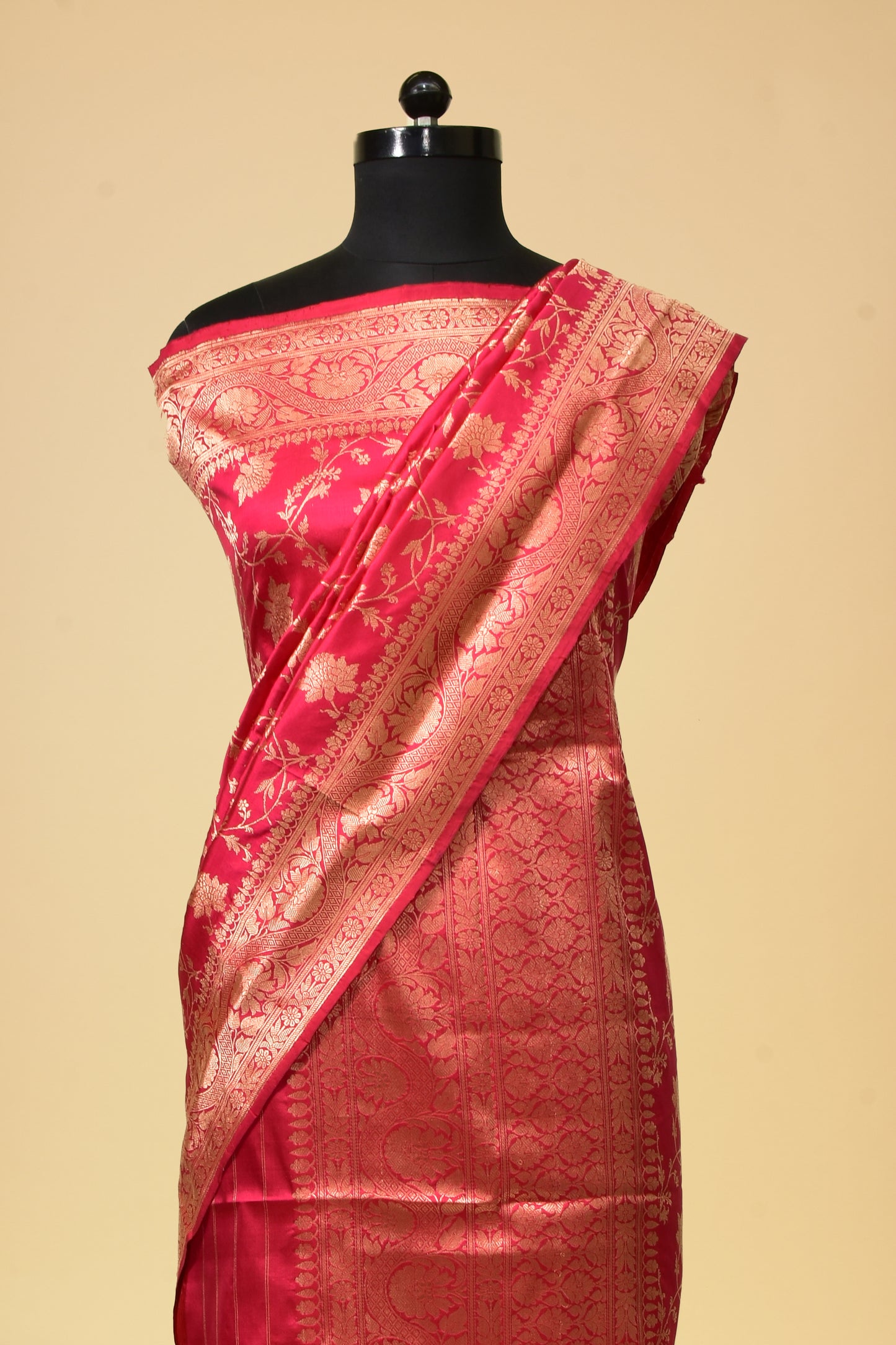 Pure Katan Silk Banarasi Handloom Kadwa Dupatta