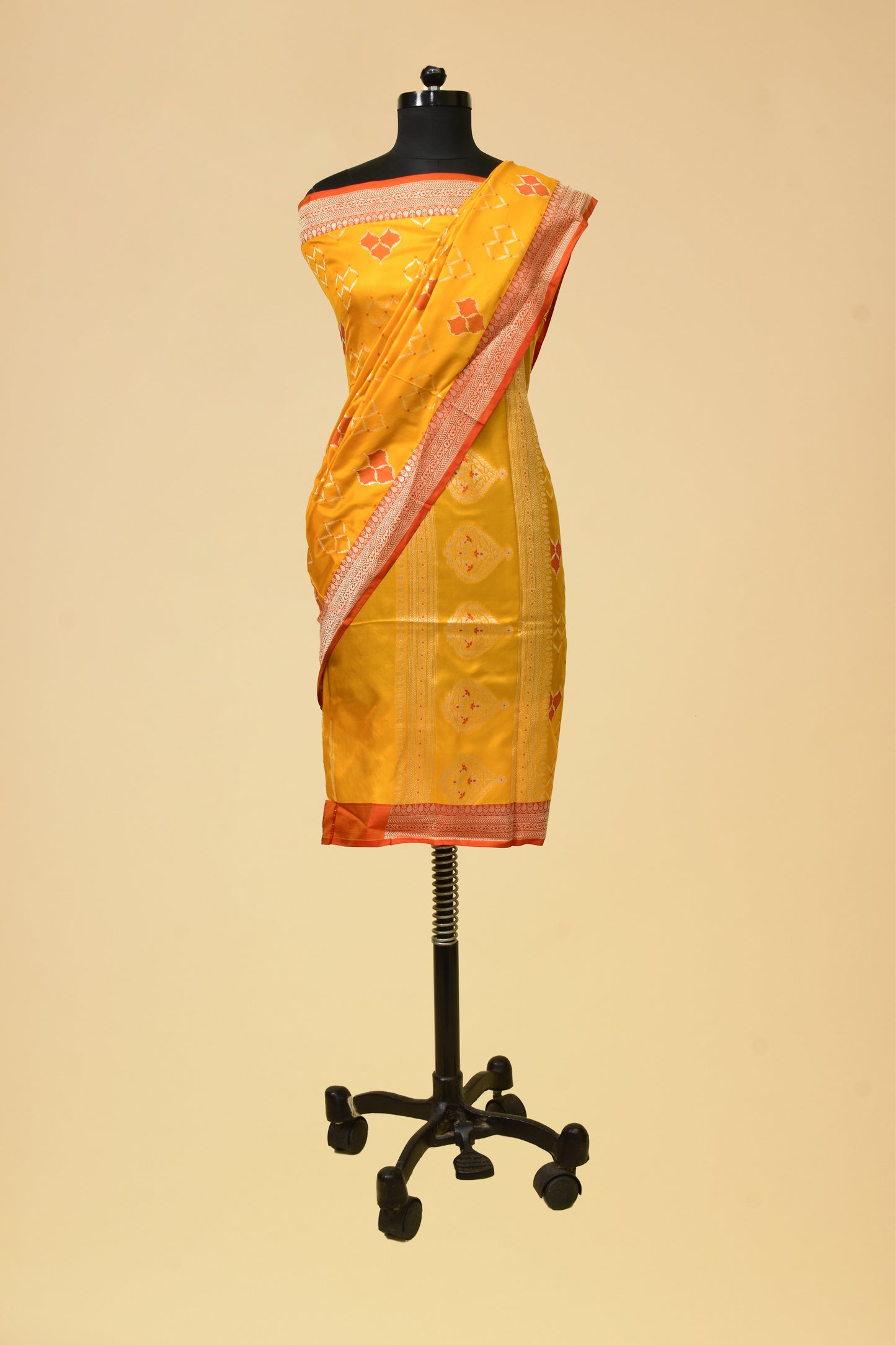 Pure Katan Silk Banarasi Handloom Cutwork Dupatta