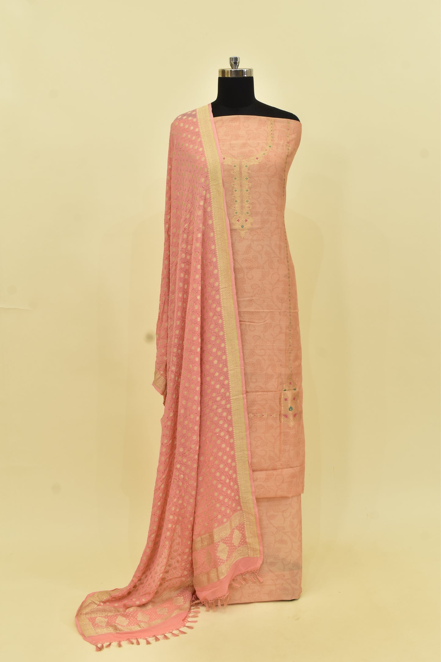 Cotton Kadwa Suit