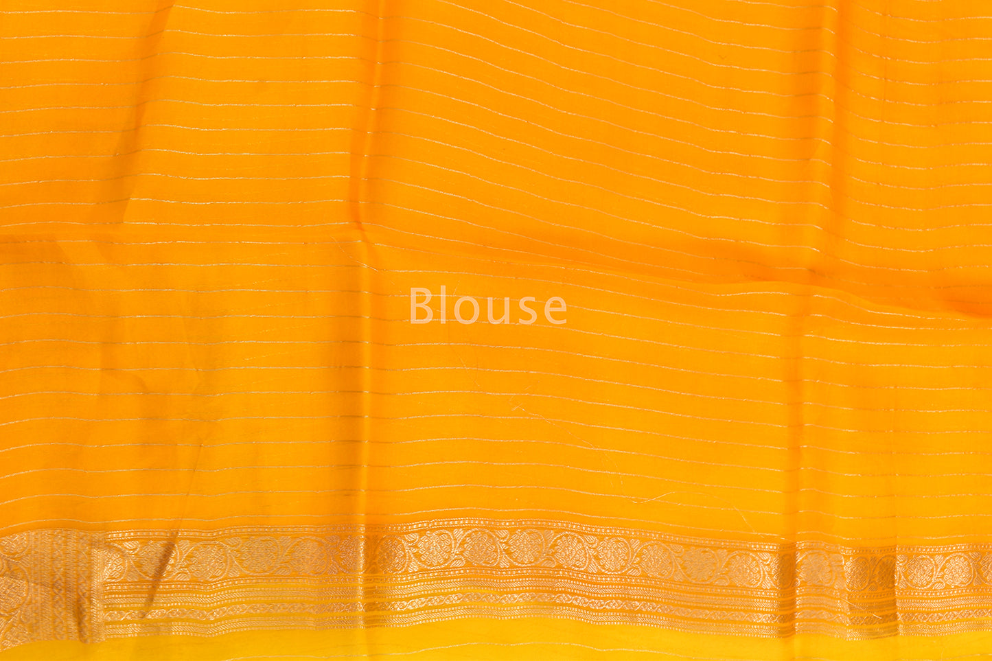 Kora Cutwork Striped Saree