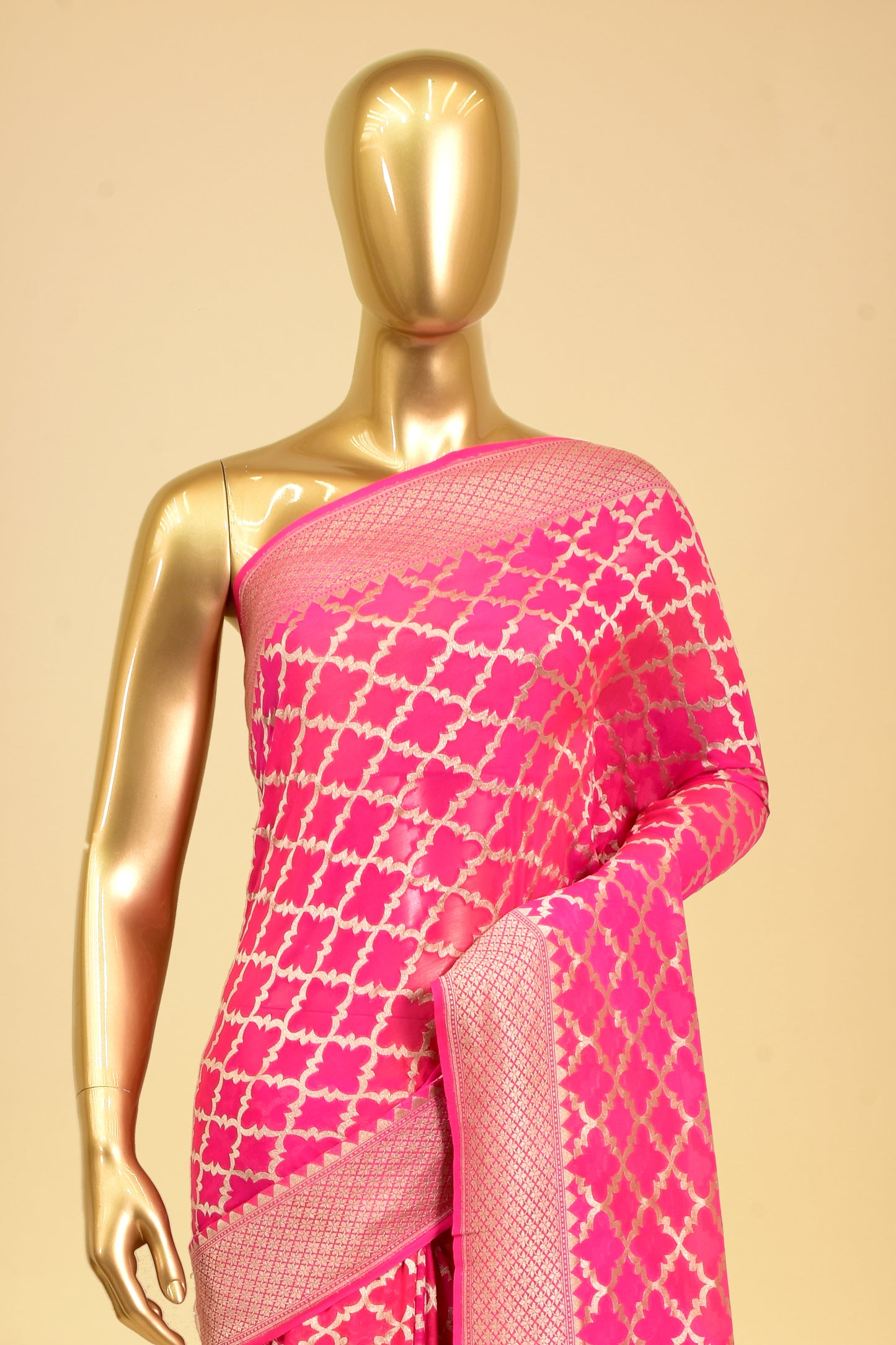 Chiffon Cutwork Saree