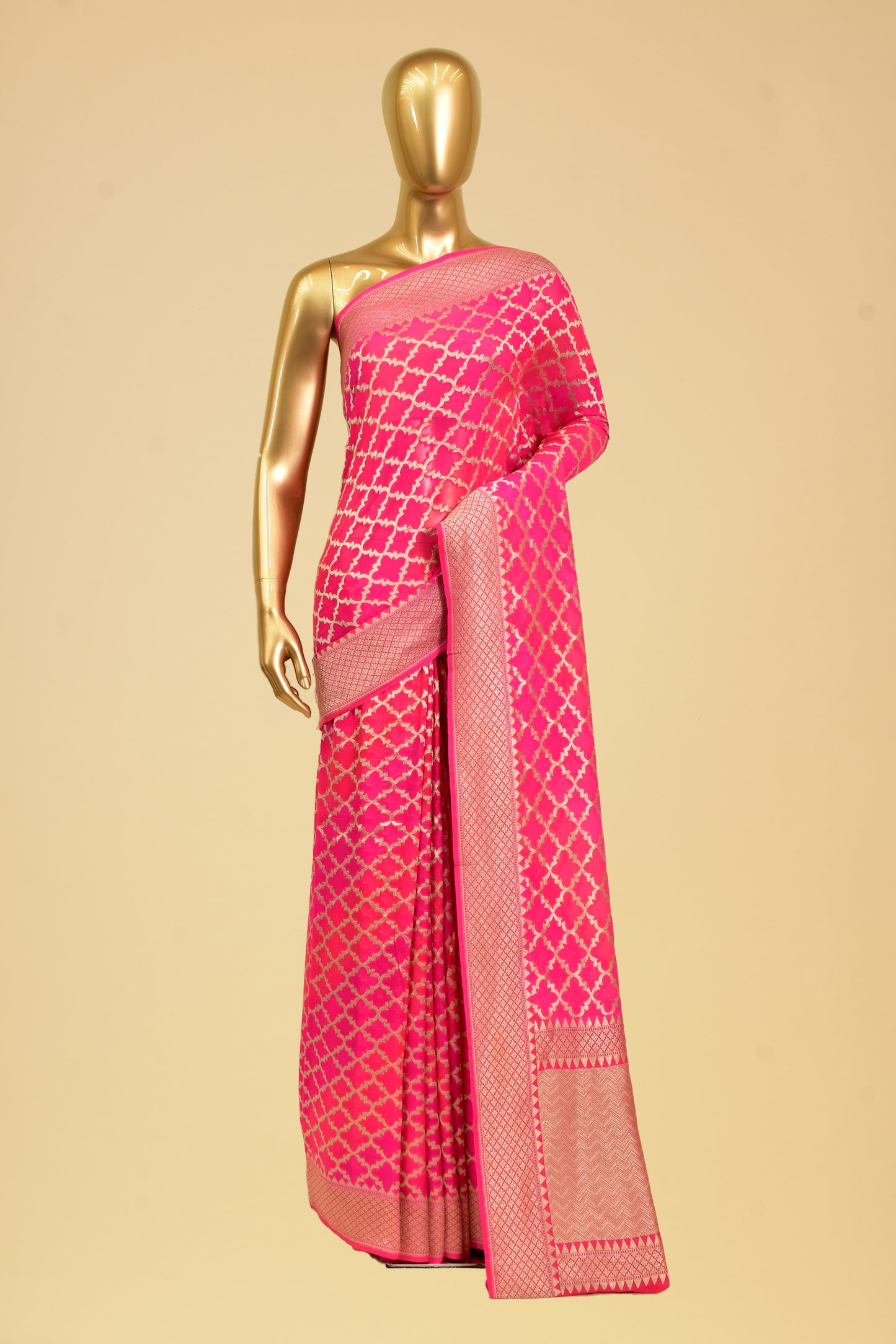 Chiffon Cutwork Saree