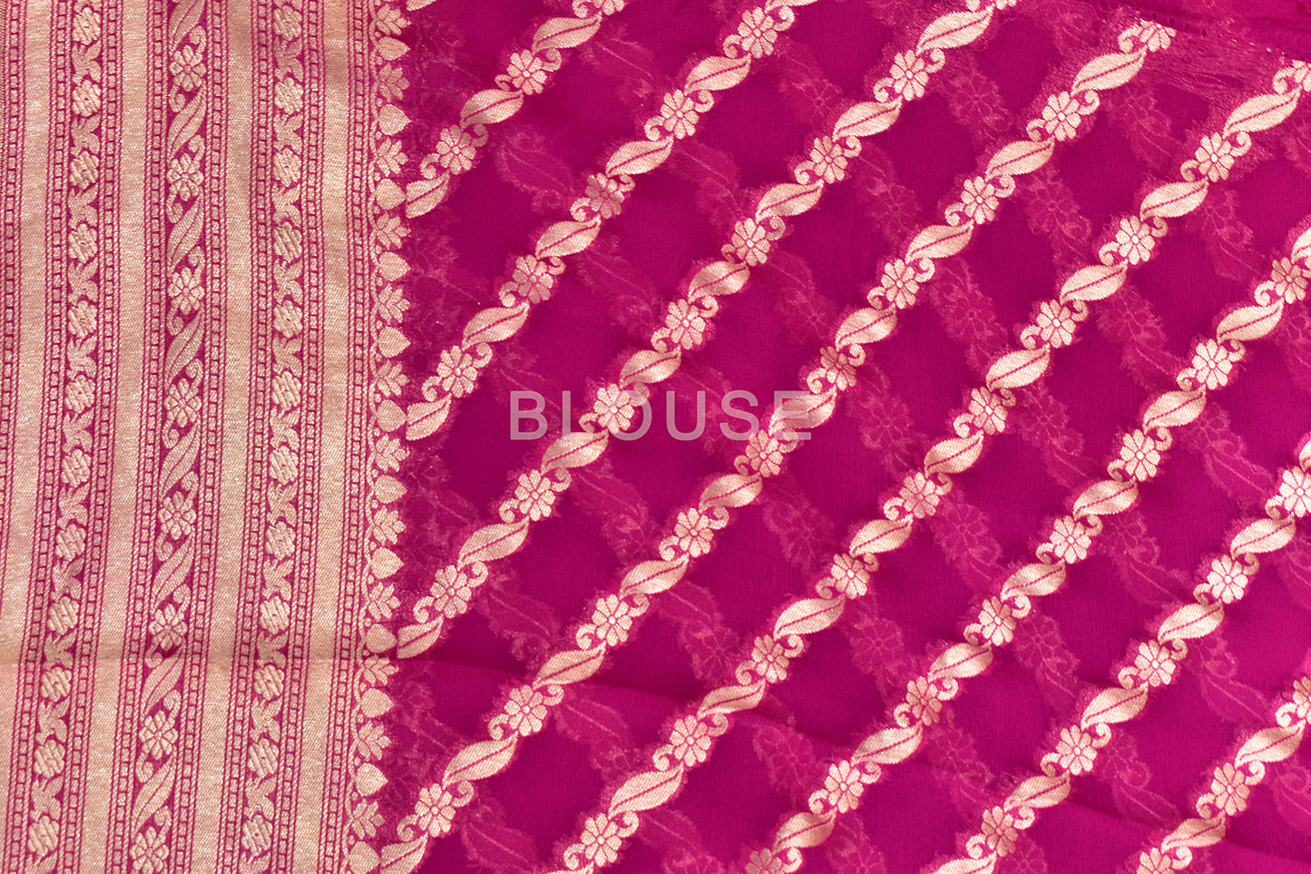 Chiffon Cutwork Saree