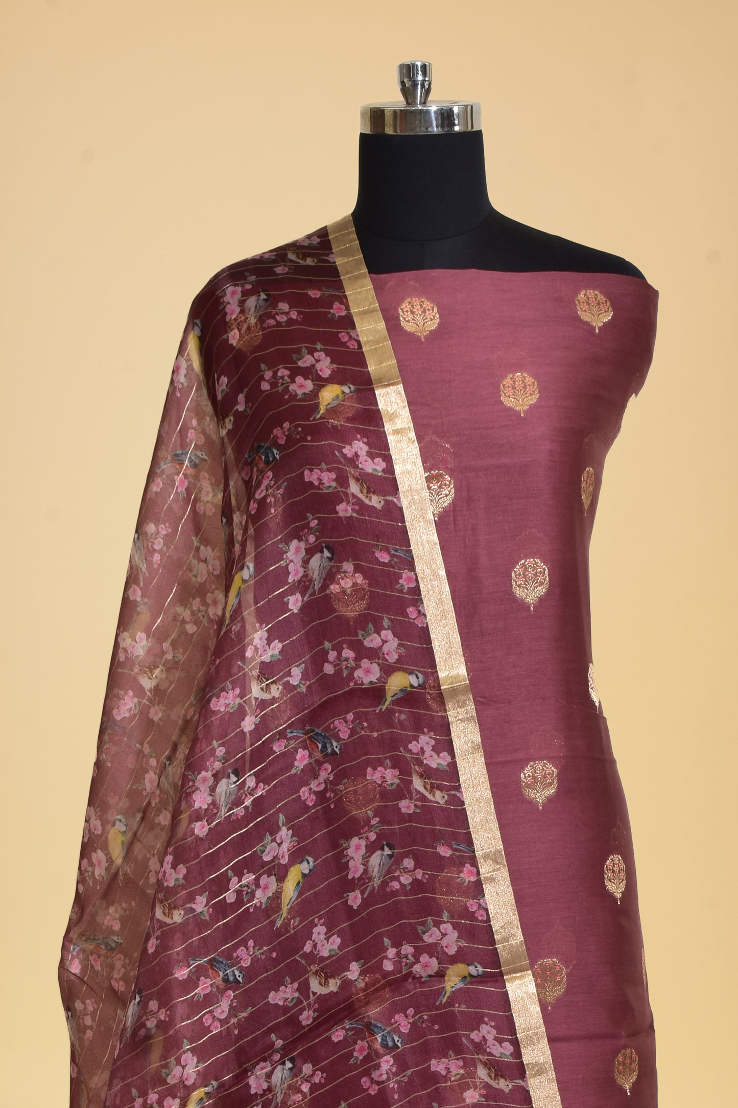 Cotton Cutwork Booti Suit