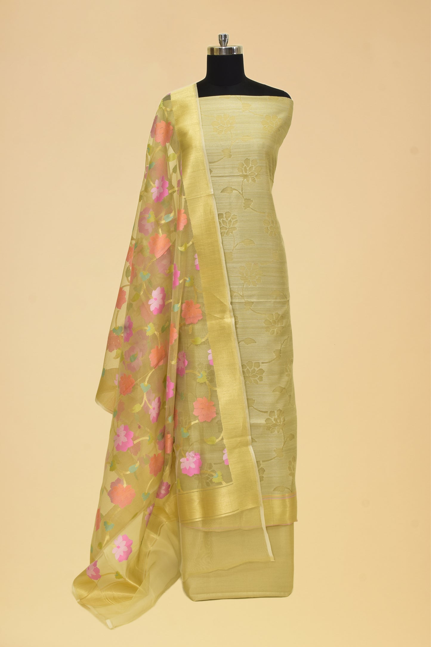 Dupion Cutwork Suit