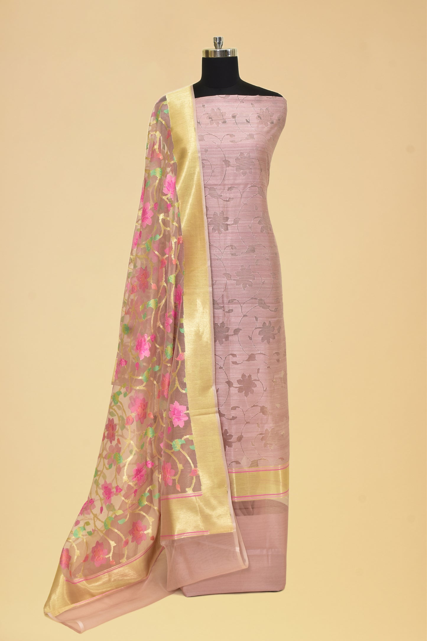 Dupion Cutwork Suit
