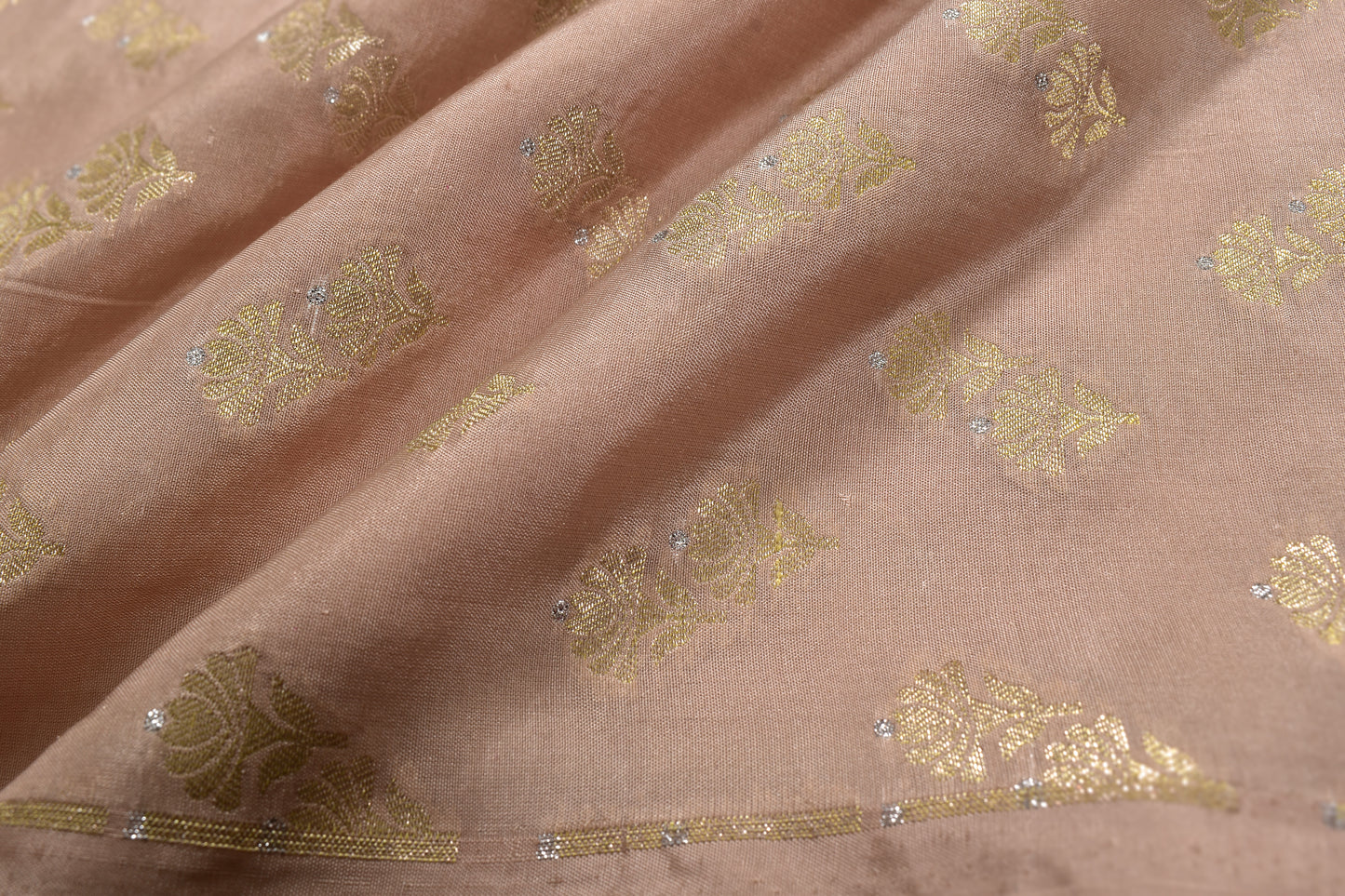 Cutwork Handwoven Pure Katan Silk Thaan