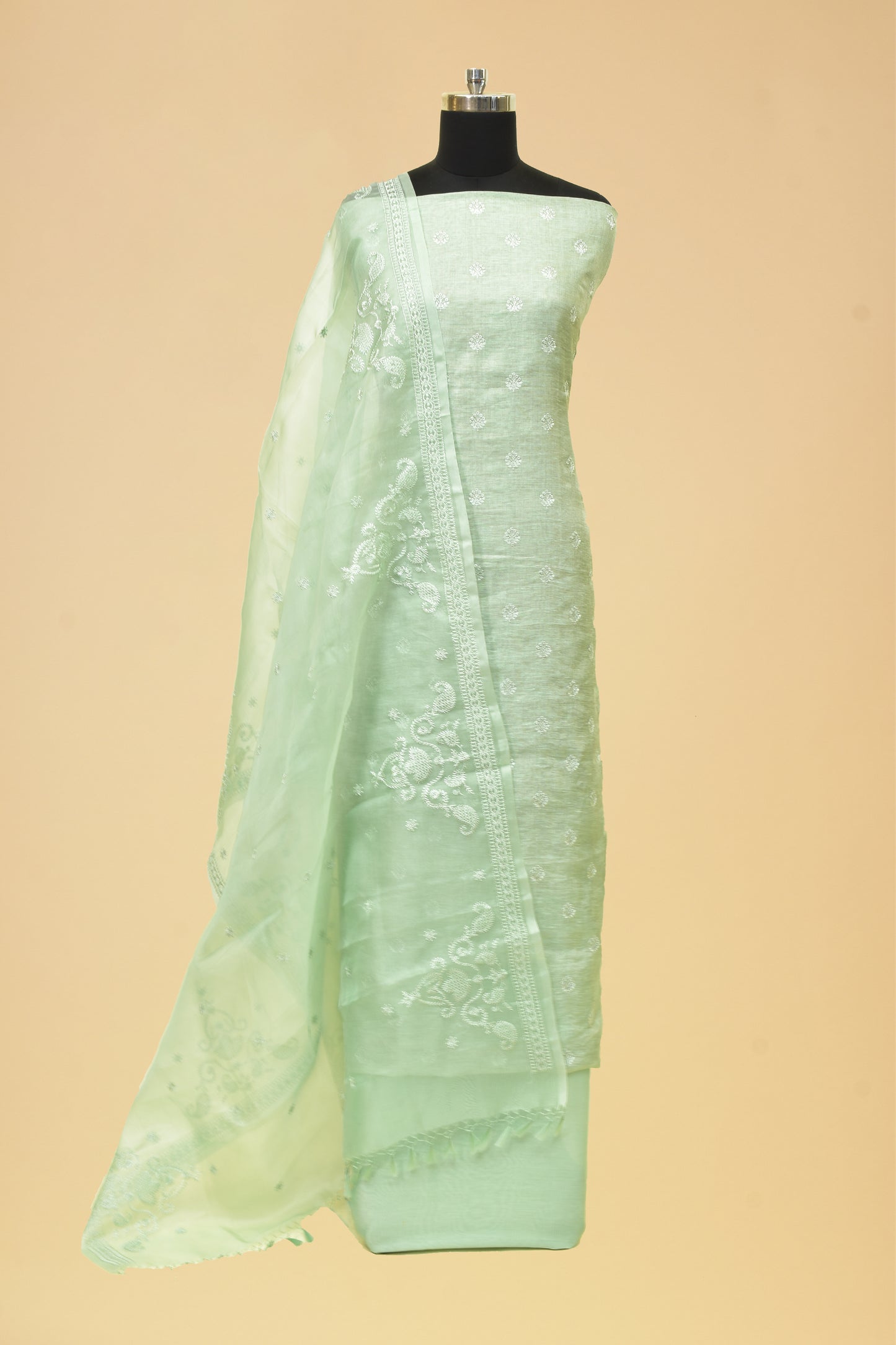 Tissue Embroidered Suit
