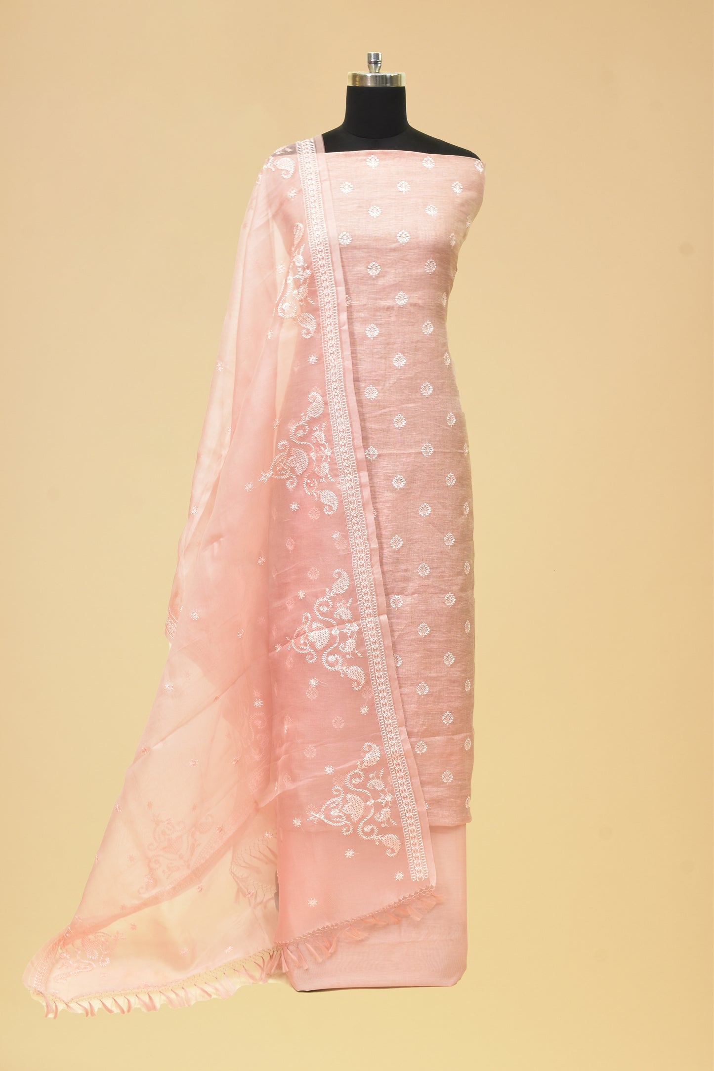 Tissue Embroidered Suit