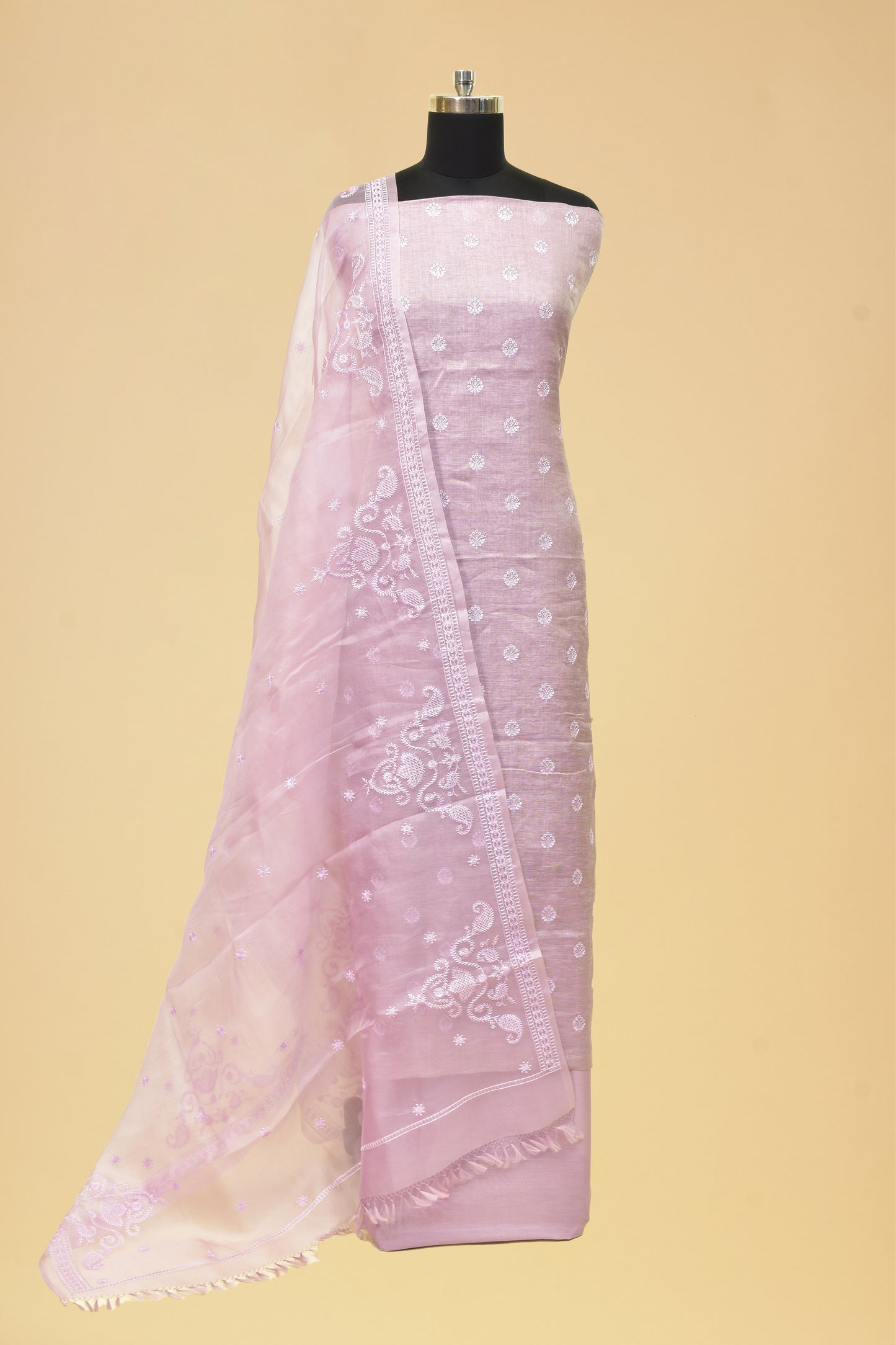 Tissue Embroidered Suit