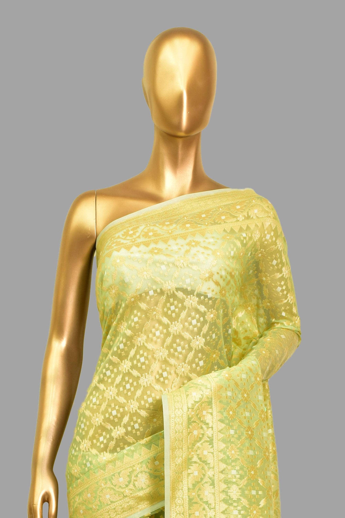 Art Georgette Cutwork Saree