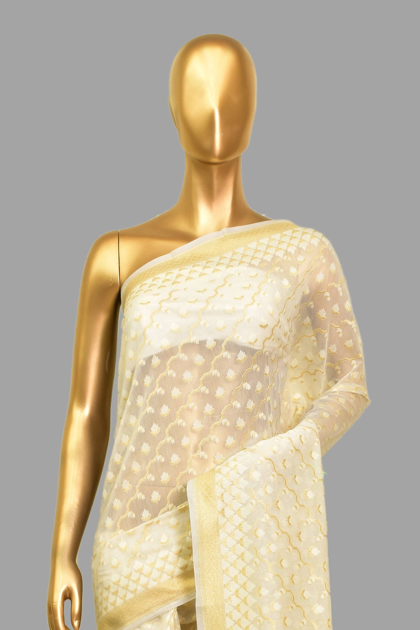 Art Georgette Cutwork Saree