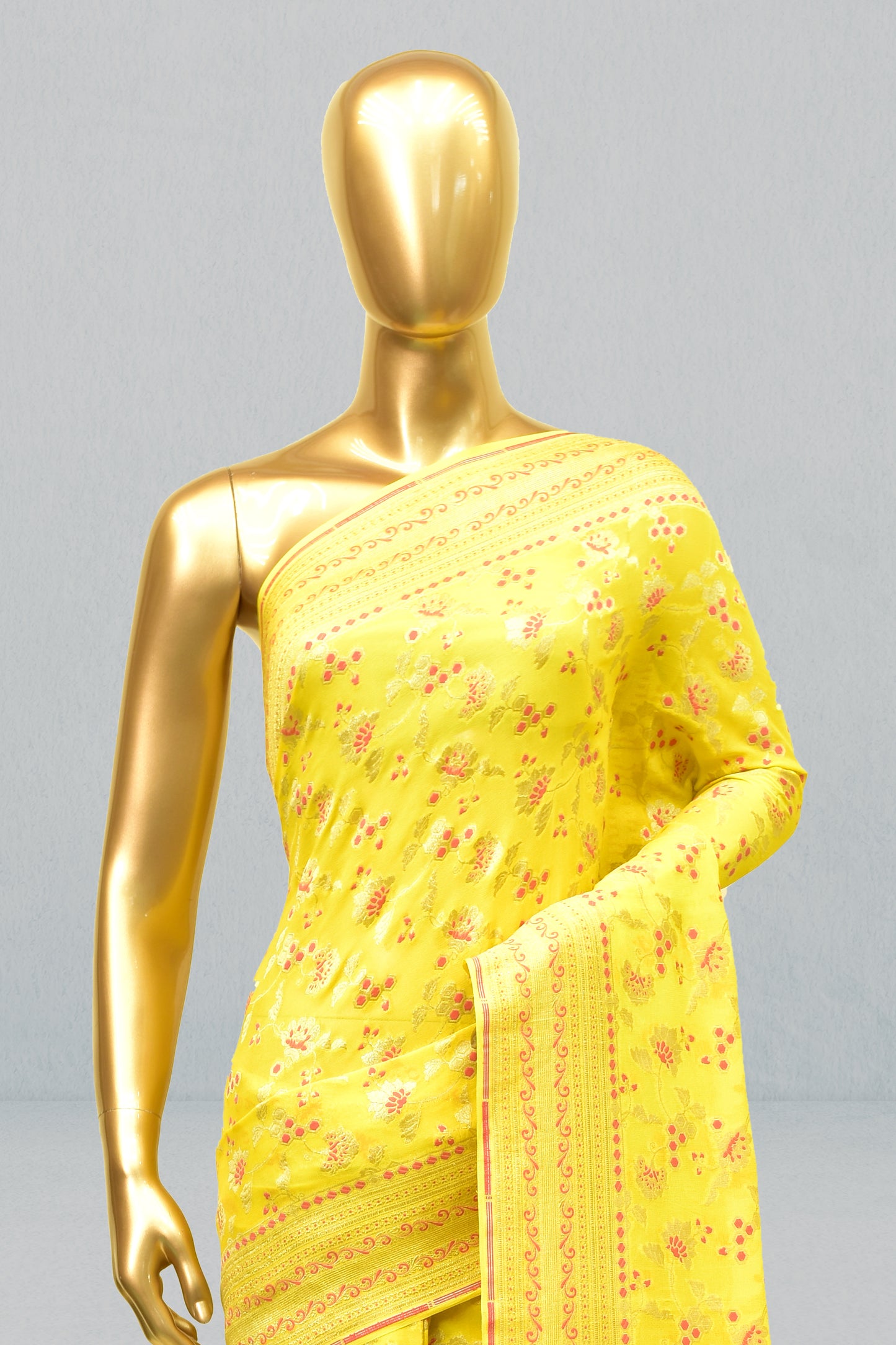 Chiffon Cutwork Saree