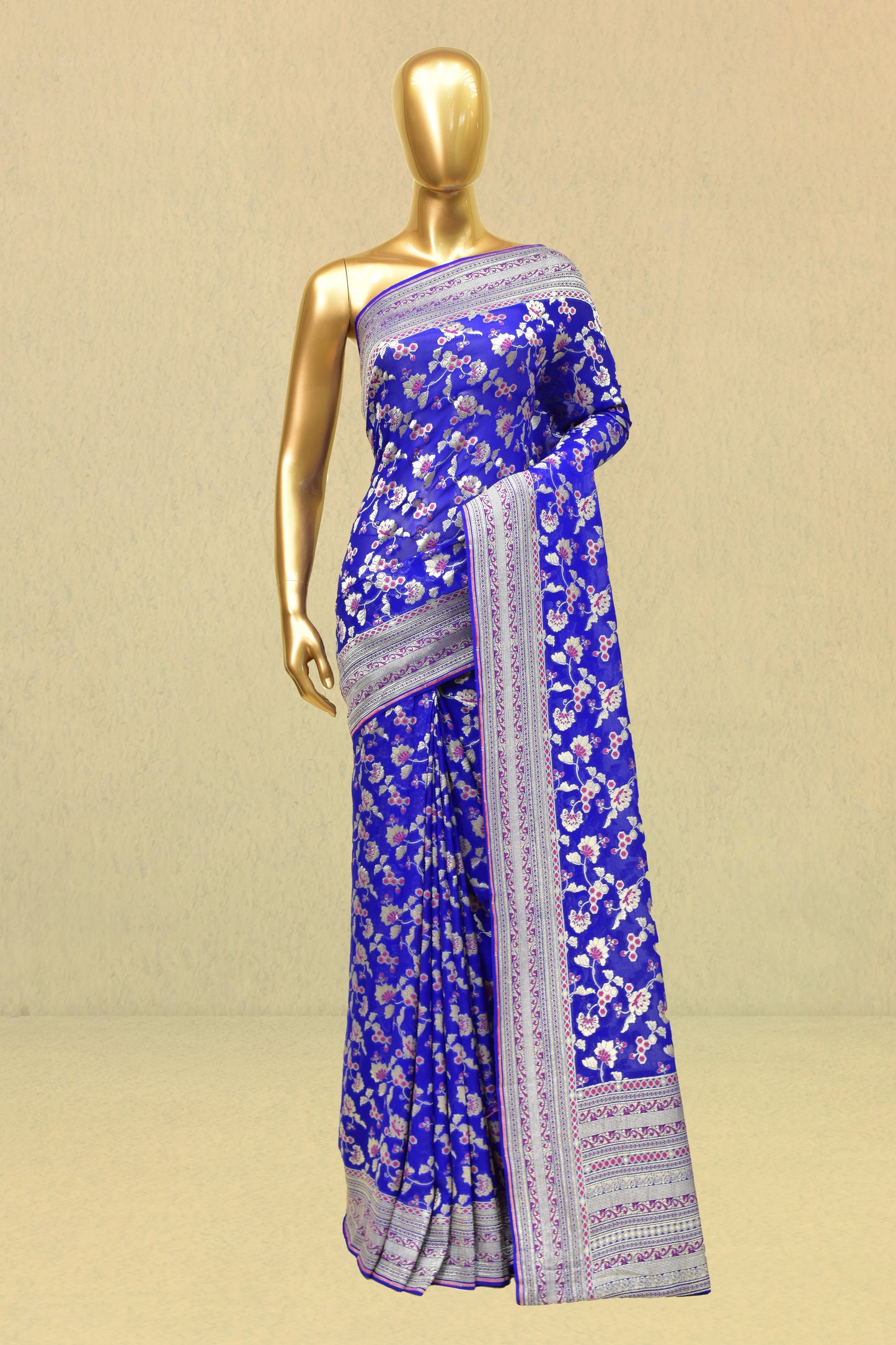 Chiffon Cutwork Saree