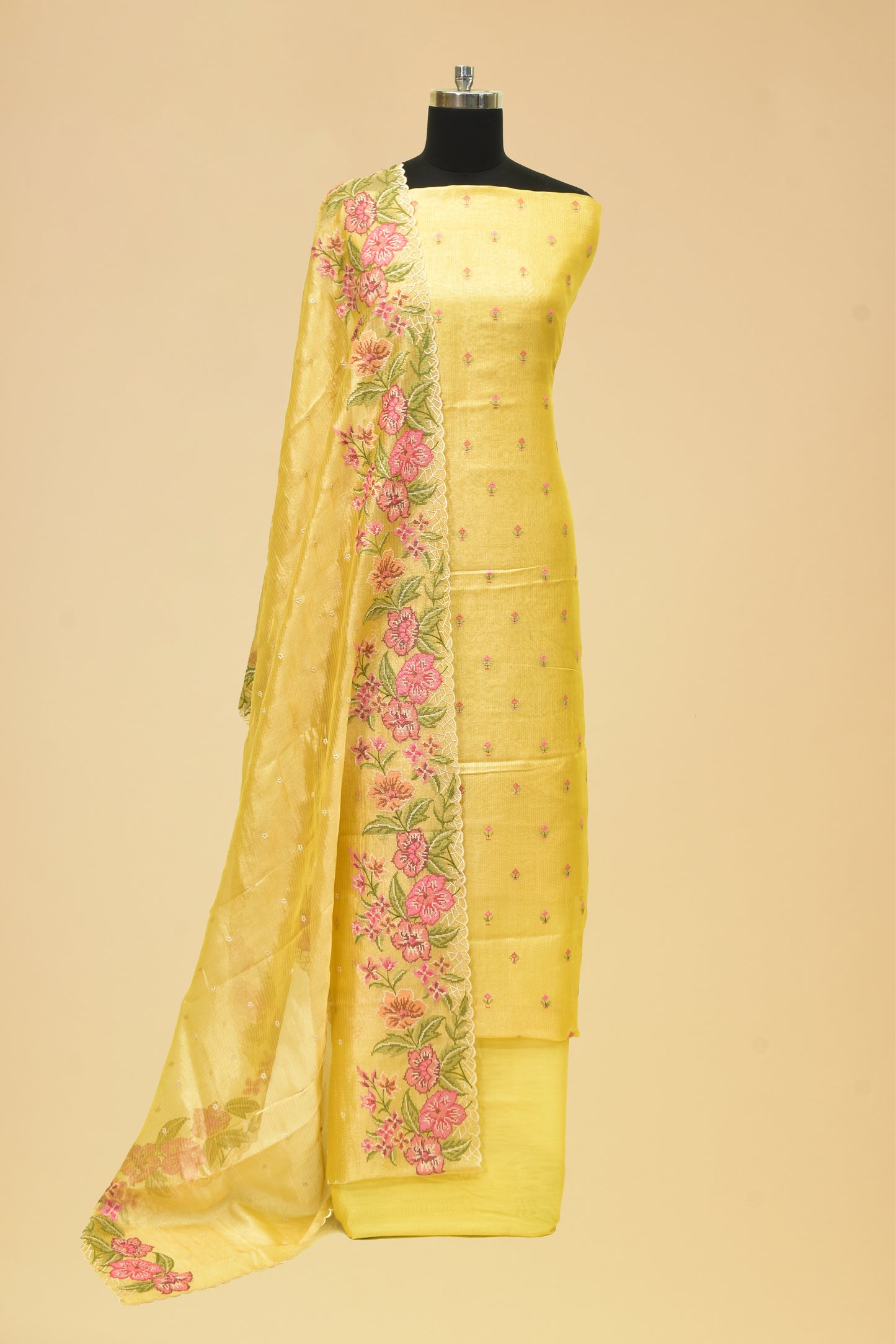 Handwoven Cotton Tissue Suit