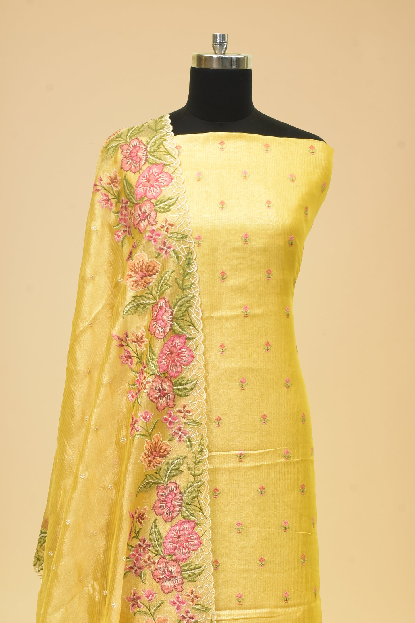Handwoven Cotton Tissue Suit