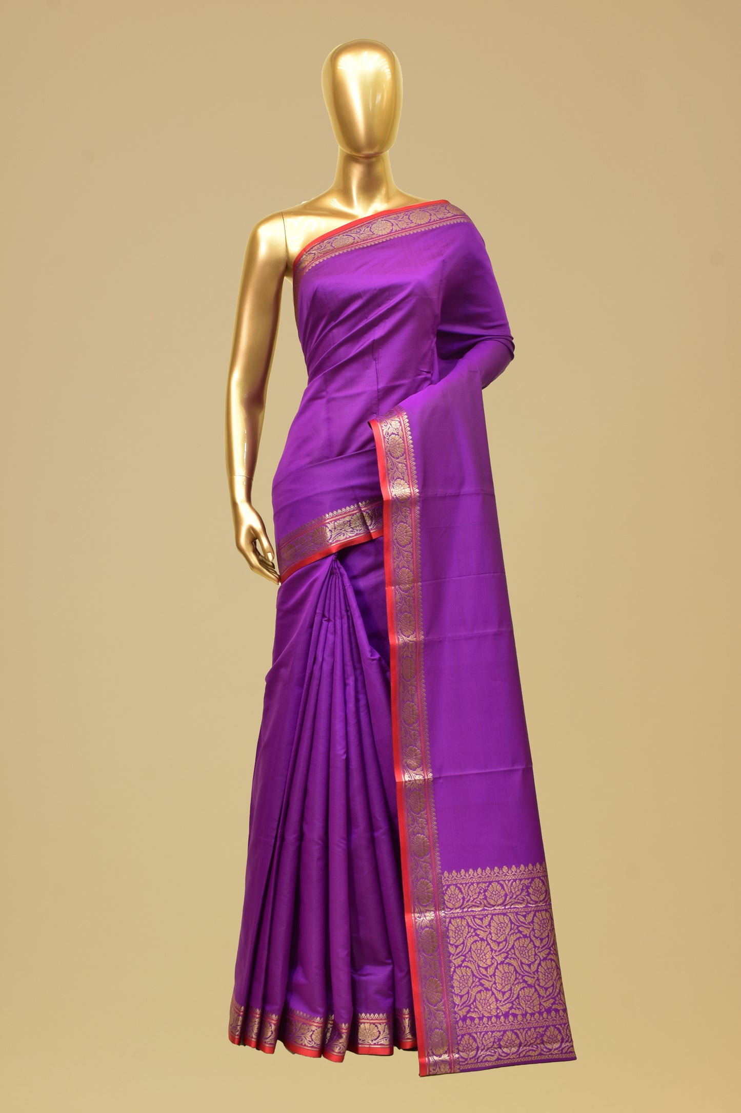 Art Silk Plain Saree
