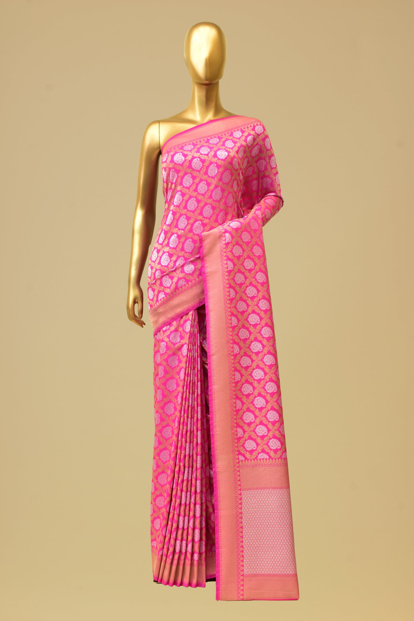 Art Silk Cutwork Saree
