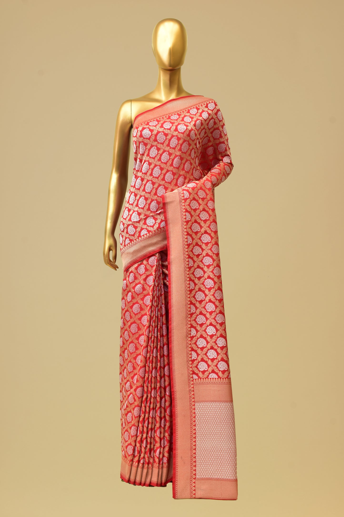 Art Silk Cutwork Saree