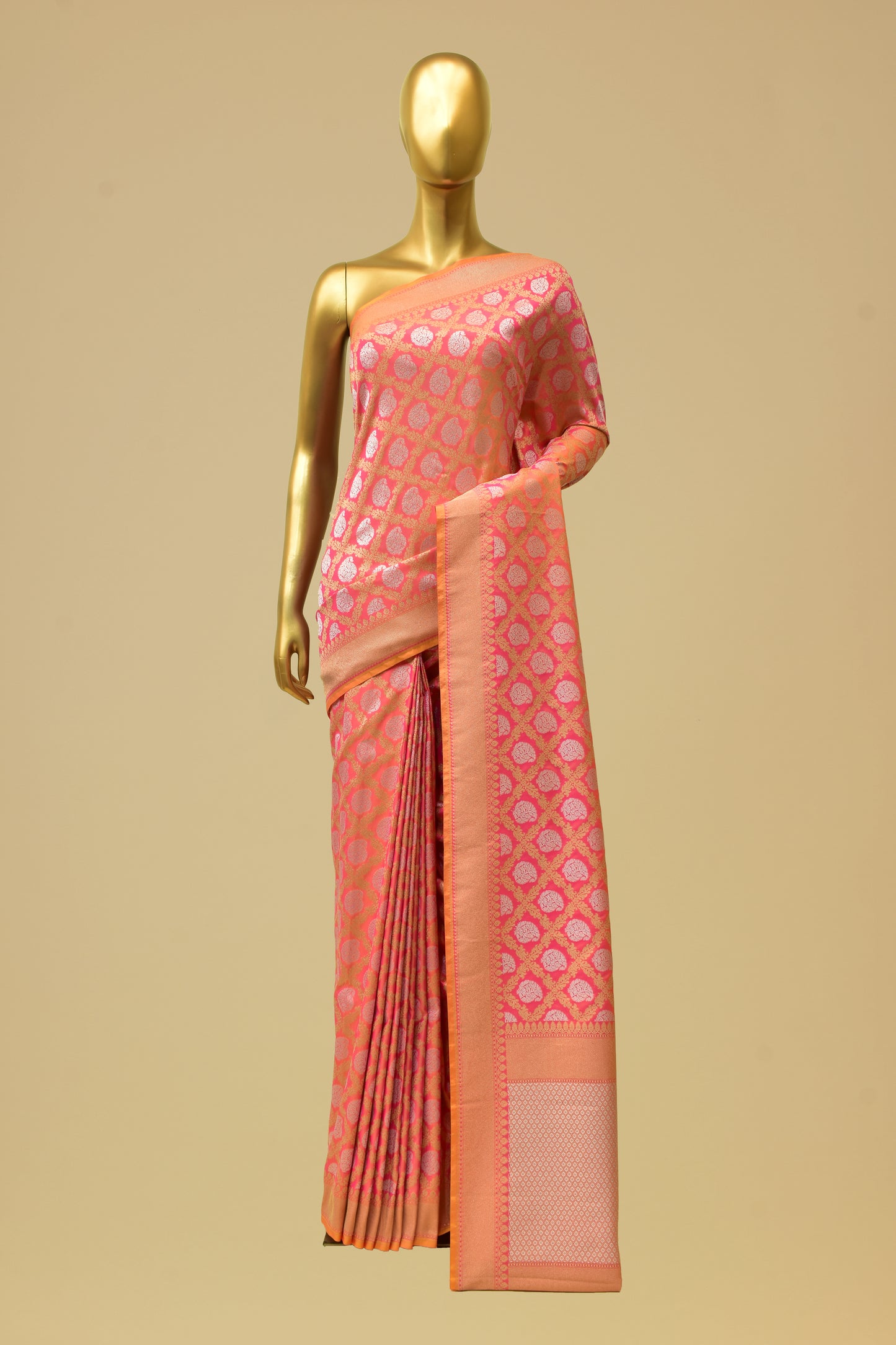 Art Silk Cutwork Saree