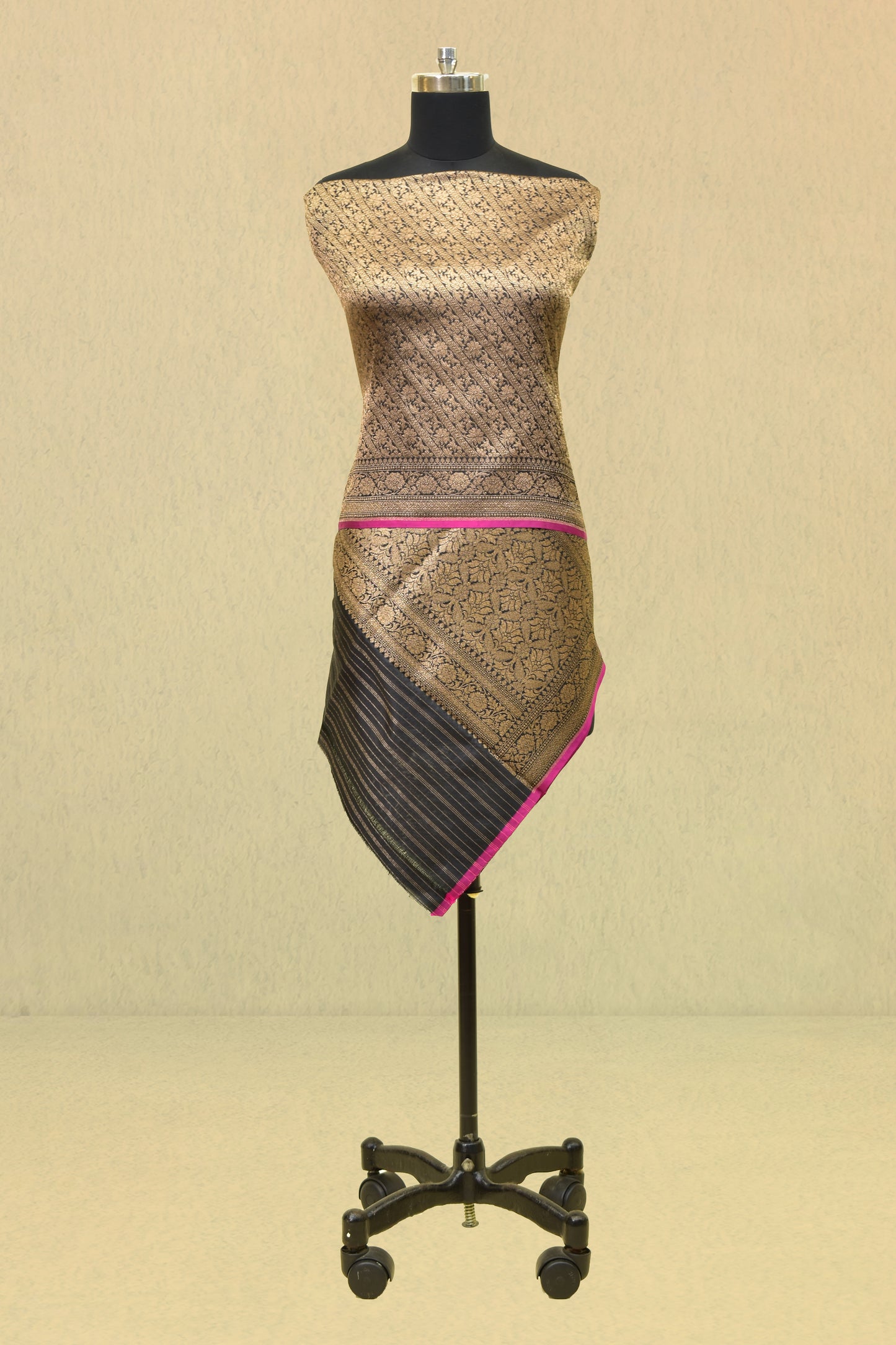 Banarasi Silk Emboss-Brocade Dupatta