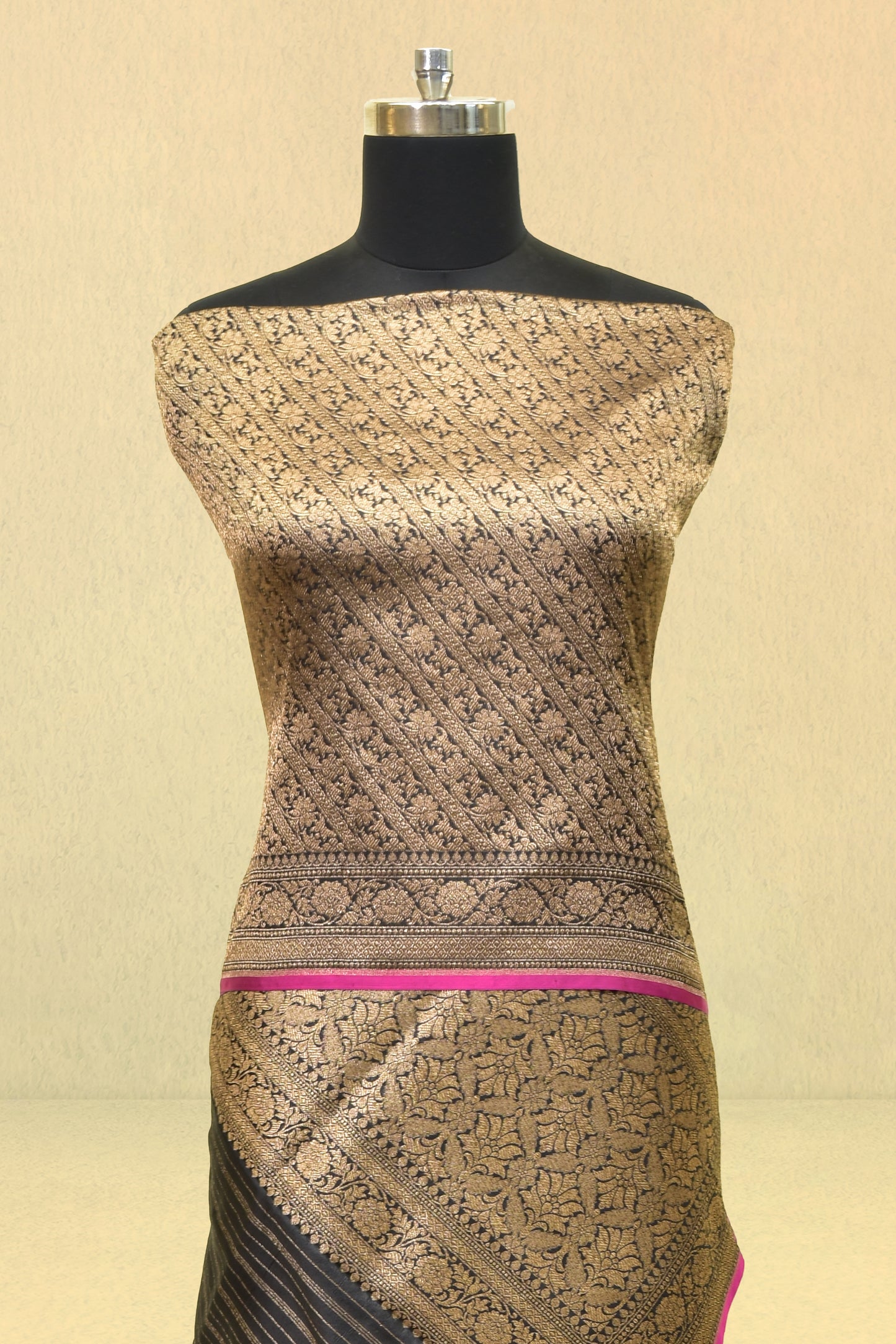 Banarasi Silk Emboss-Brocade Dupatta