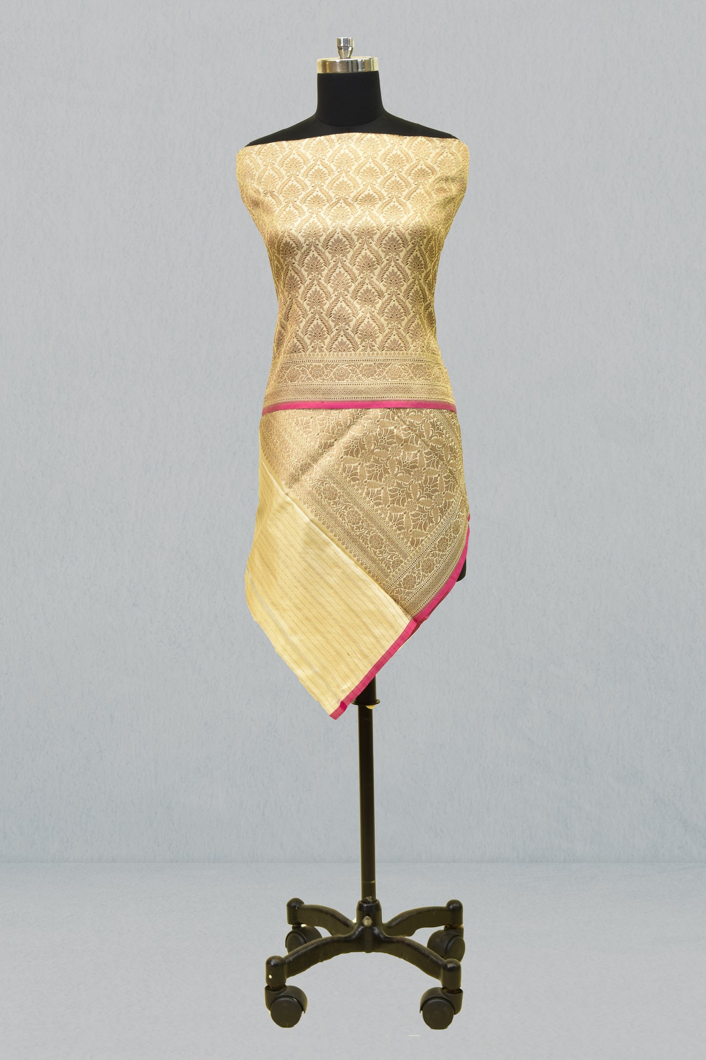 Banarasi Silk Emboss-Brocade Dupatta