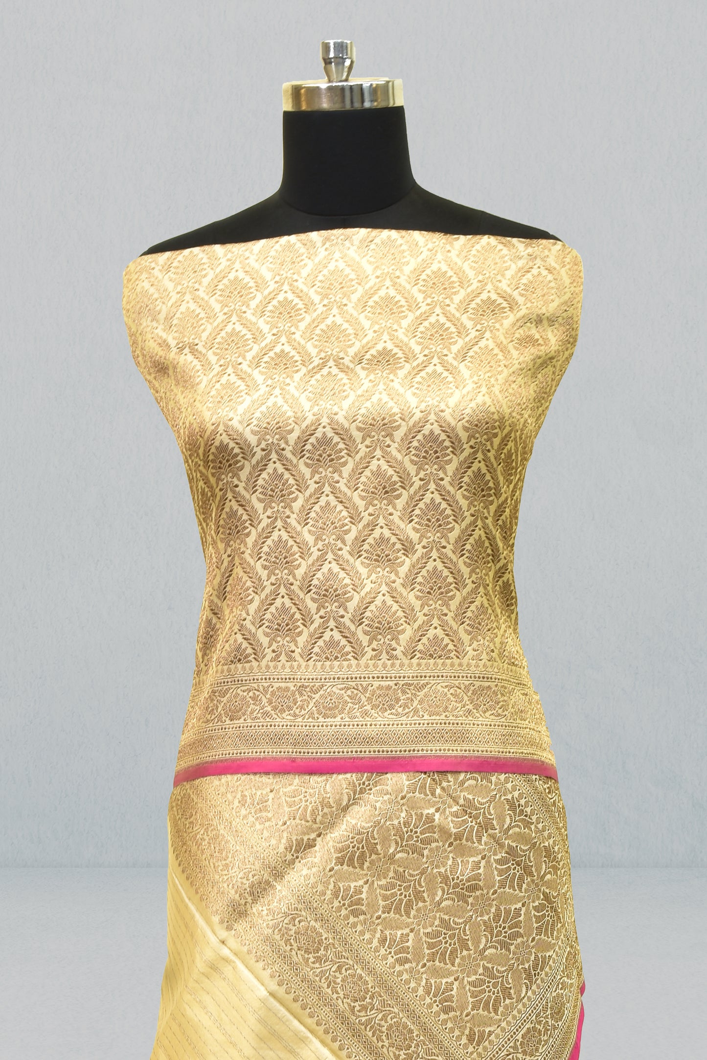 Banarasi Silk Emboss-Brocade Dupatta