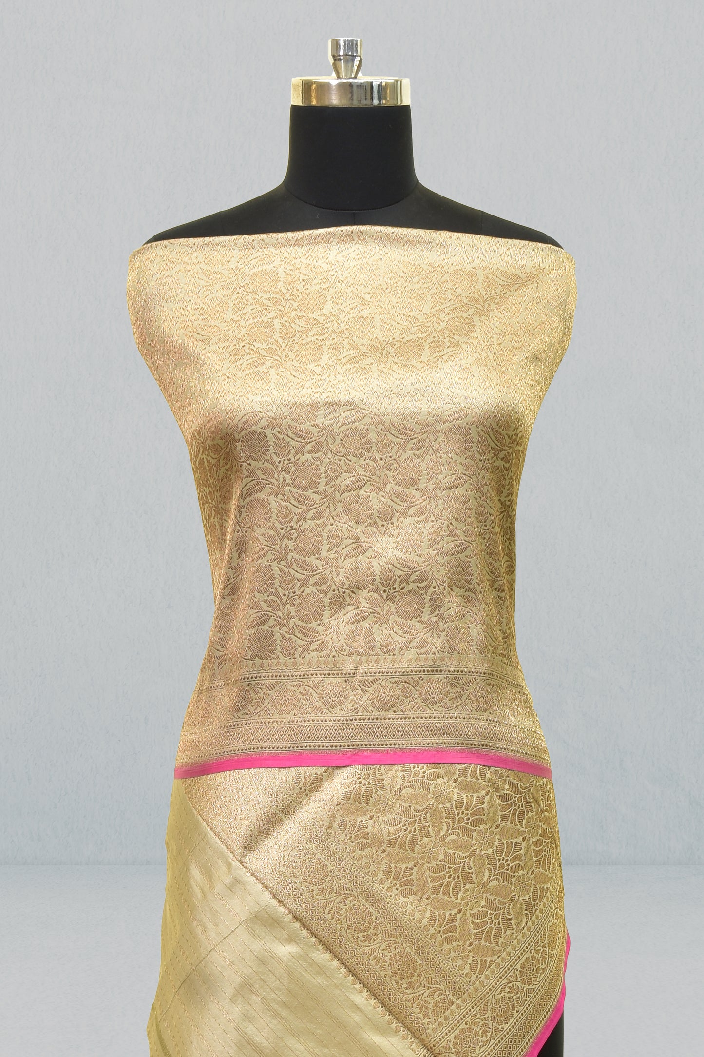 Banarasi Silk Emboss-Brocade Dupatta