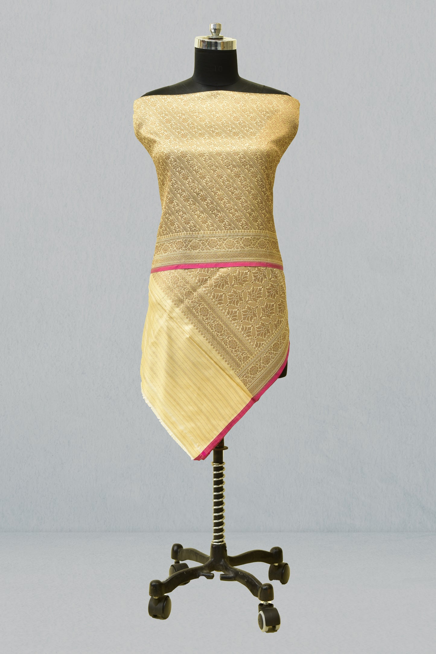 Banarasi Silk Emboss-Brocade Dupatta