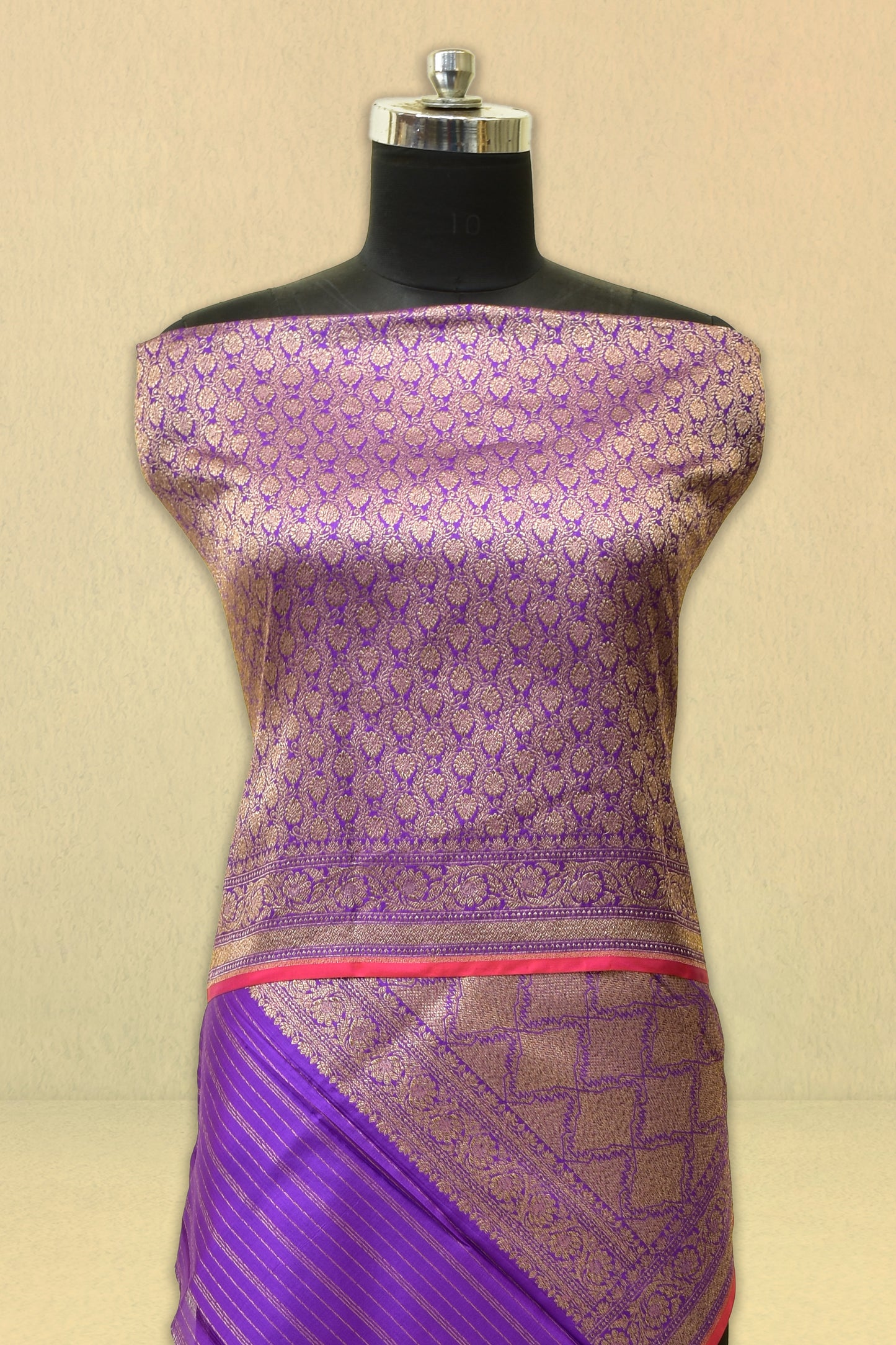 Banarasi Silk Emboss-Brocade Dupatta