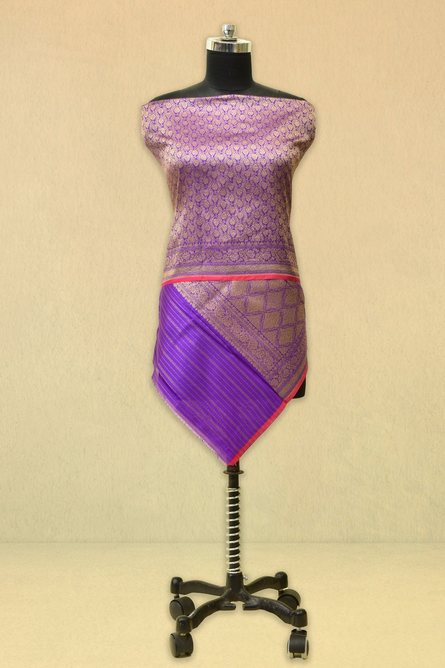 Banarasi Silk Emboss-Brocade Dupatta