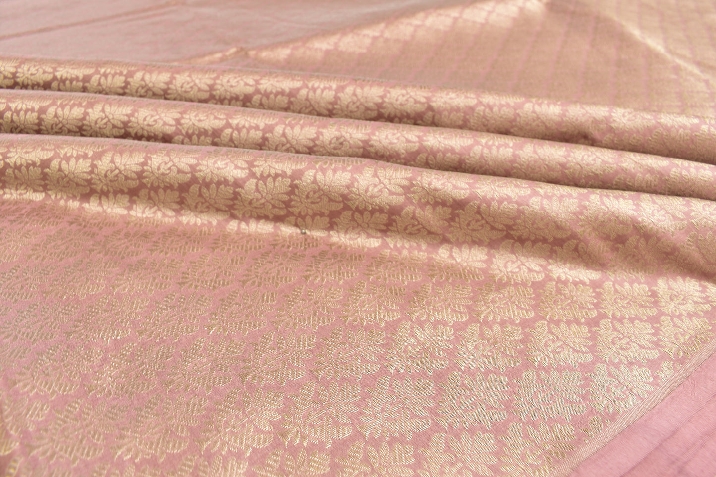 Banarasi Silk Emboss-Brocade Thaan