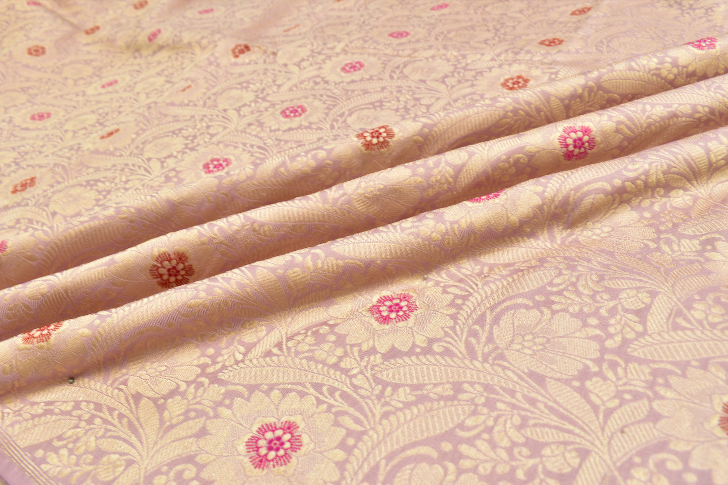 Banarasi Silk Emboss-Brocade Thaan