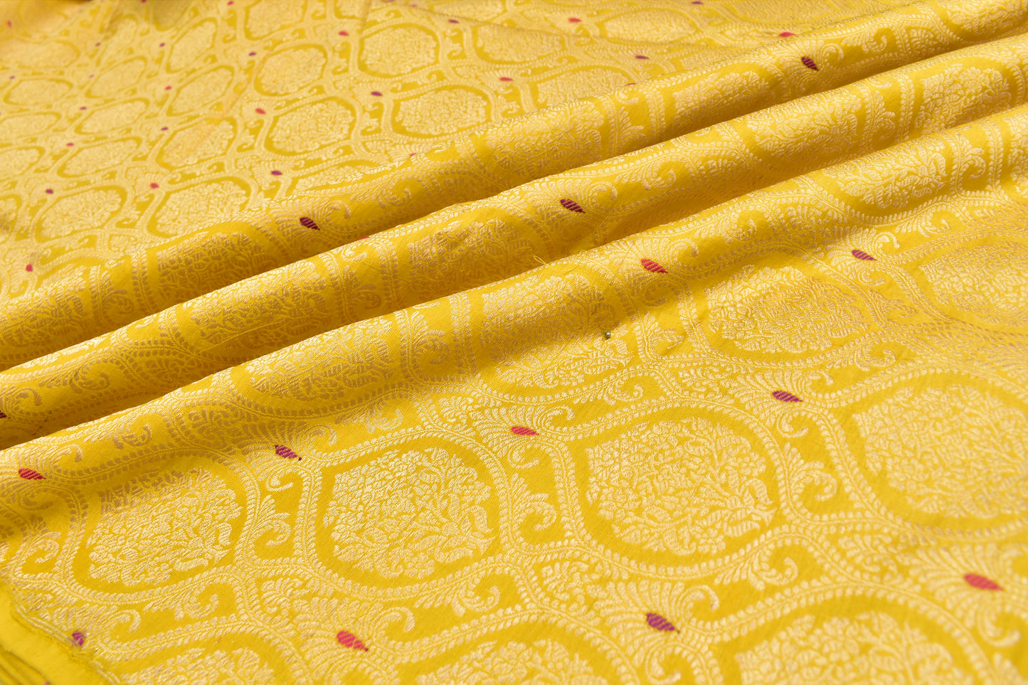 Banarasi Silk Emboss-Brocade Thaan