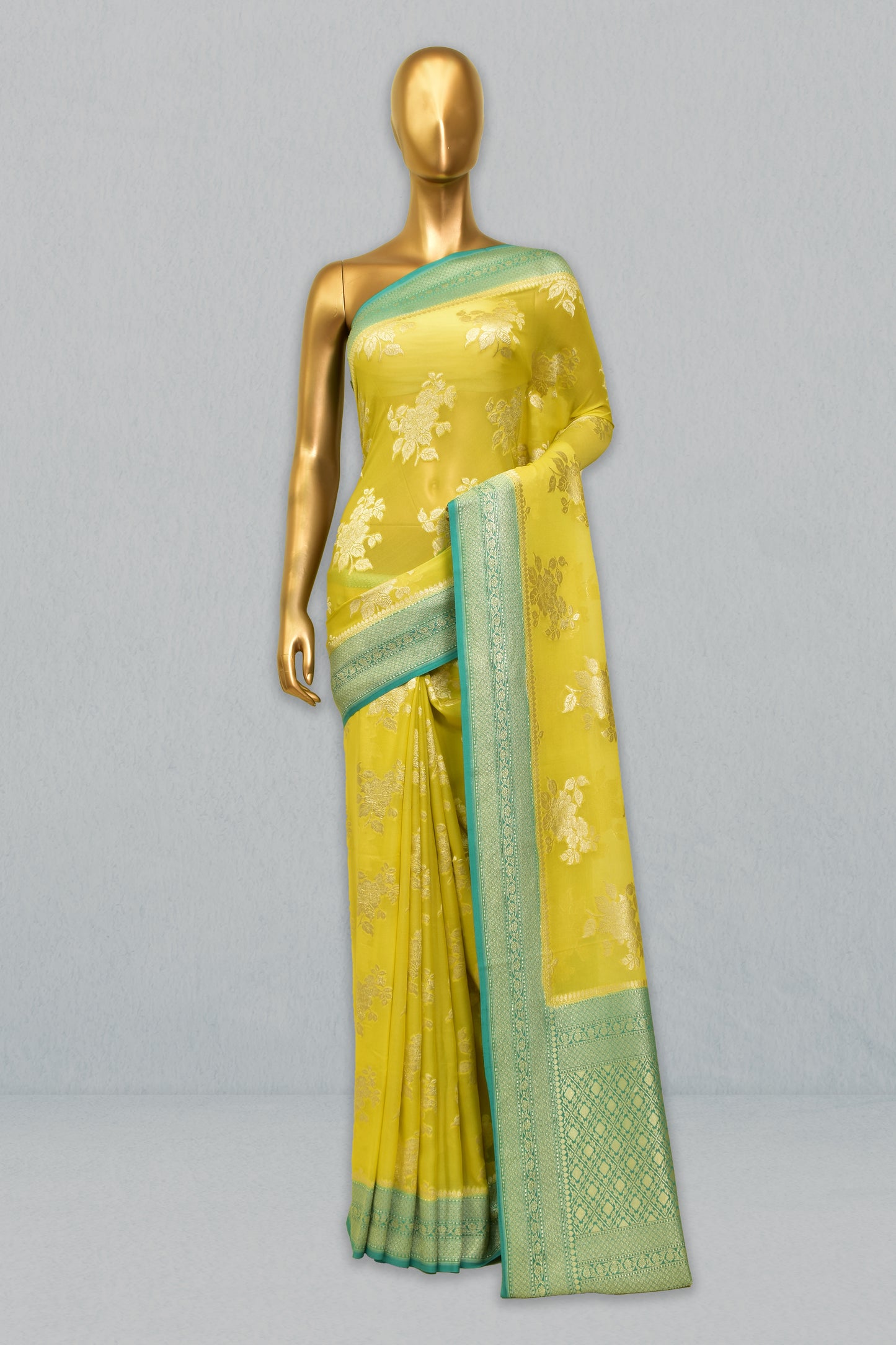Chiffon Cutwork Saree