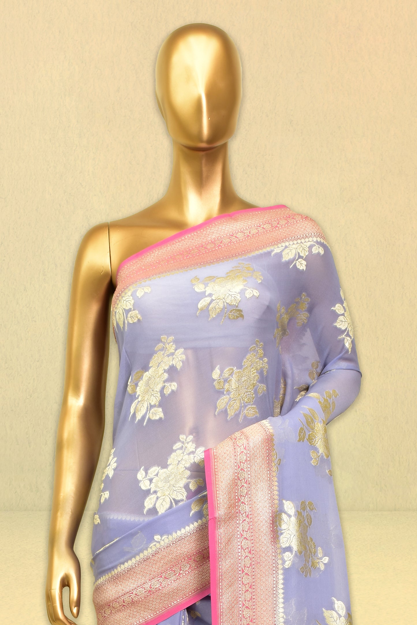 Chiffon Cutwork Saree