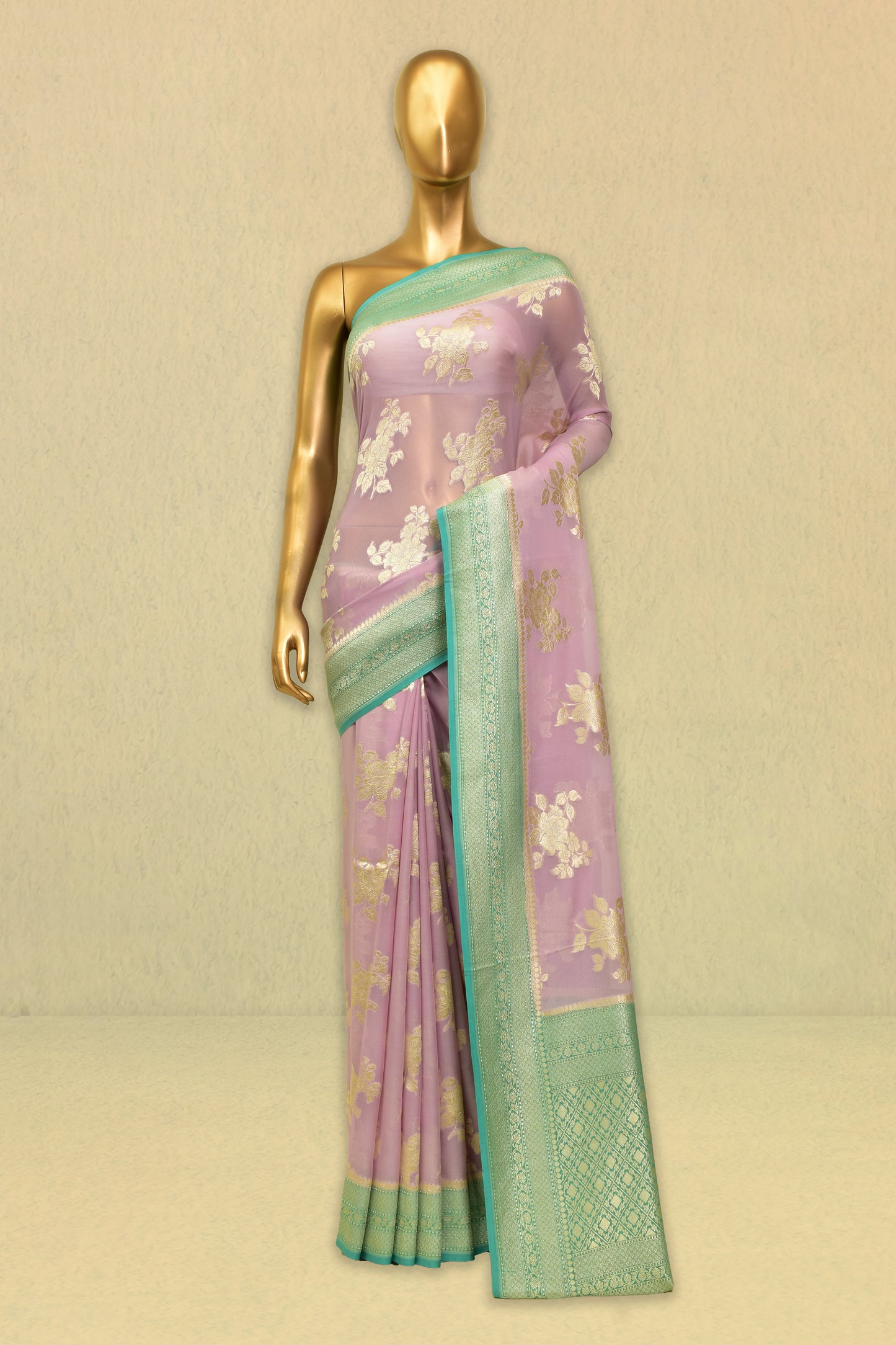 Chiffon Cutwork Saree