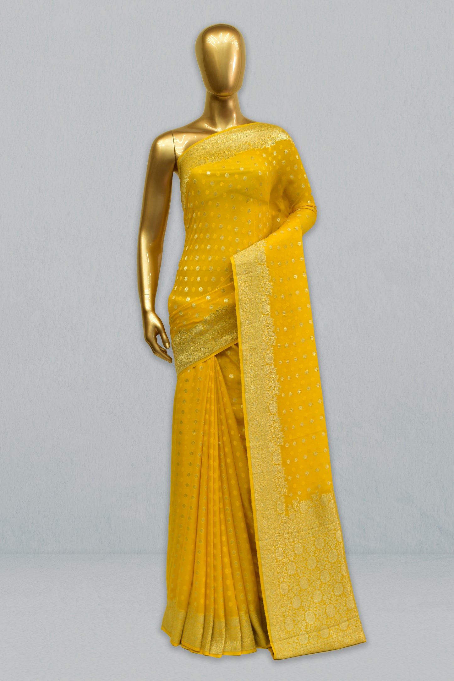 Chiffon Cutwork Saree